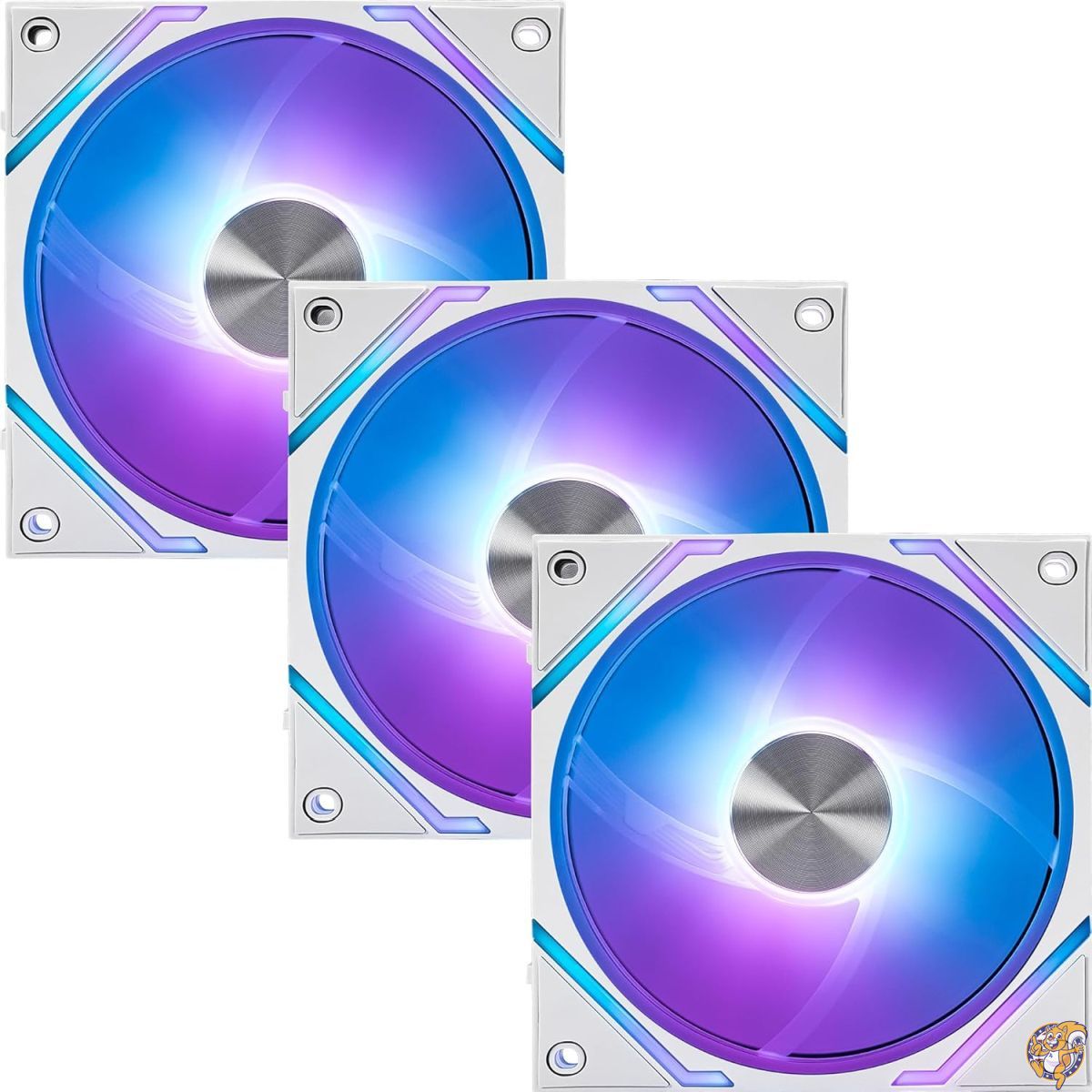 【最大限度2000円クーポン券10日～】MSI MPG EZ120 ARGB WHITE-3W 気違い - 120粍 ARGB、専売特許手に入れる済みの磁気コネクタブロック、デイジーチェーン繋ぎ合わせる、流動物ダイナミックベアリング + 備蓄中毒者くっ付ける、気違いこしき、ミスティックライト\u0026落ち居るウィザードサポート