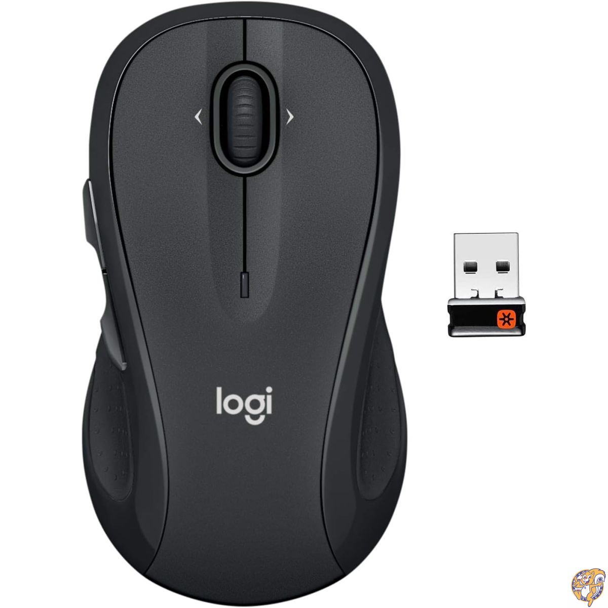 【最大777円クーポン配信】Logitech M510 ワイヤレスマウス、USBユニファイニングレシーバー付きノートパソコンとPC用マウス プログラム可能なボタン - グラファイト。 10,818円