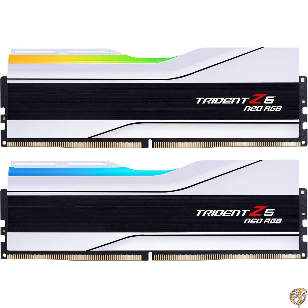 【百貨店大売り出し!引き換え証配送中】G.SKILL Trident Z5 Neo RGB Series (AMD Expo) DDR5 ランダムアクセス記憶装置 32GB (2x16GB) 6000MT/s CL30-36-36-96 1.35V Desktop Computer Memory UDIMM - Matte White (F5-6000J3036F16GX2-TZ5NRW)