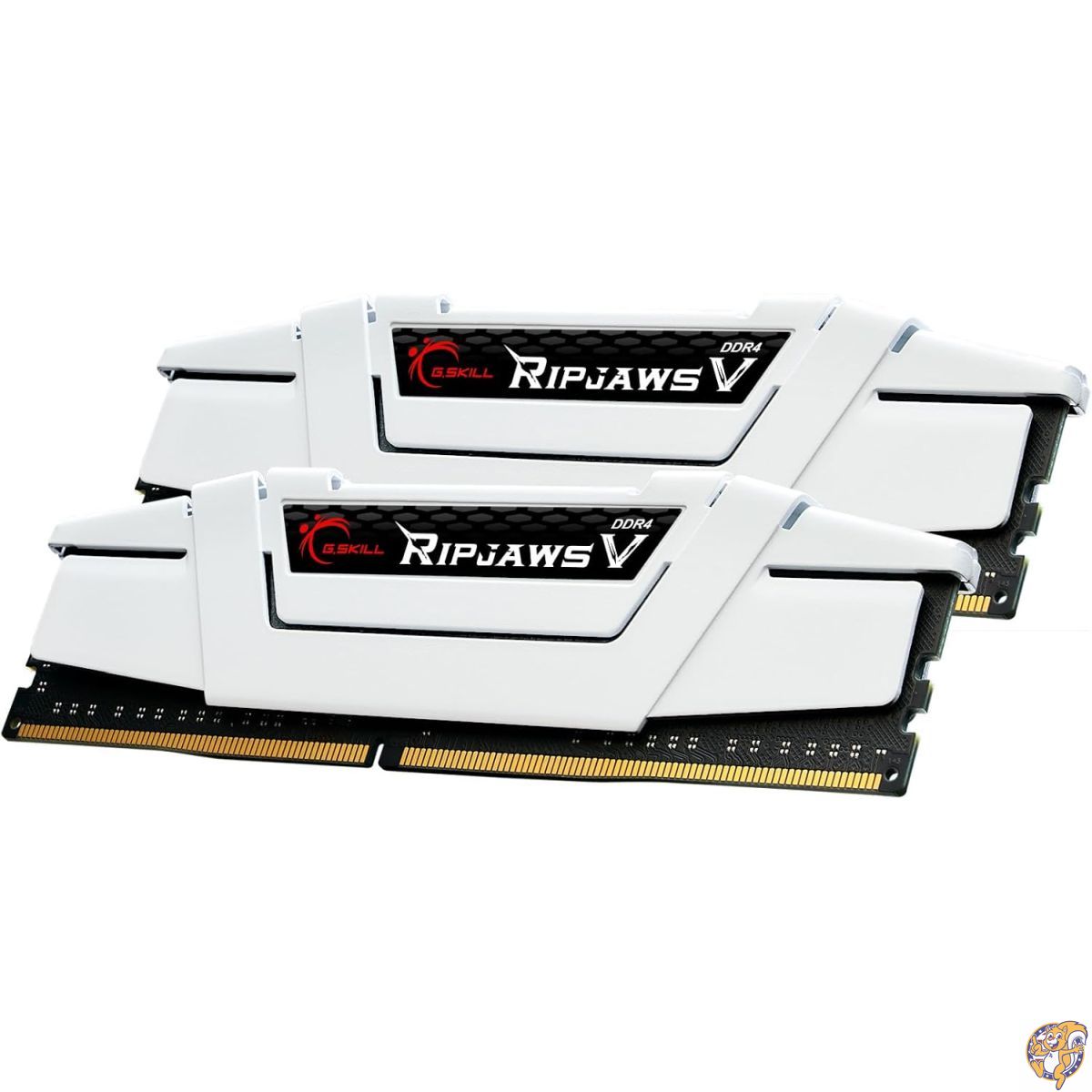 【百貨店大売り出し!クーポン券配達中】G.Skill Ripjaws Vつづき物 (Intel XMP) 32GB (2 x 16GB) 288いの一番 SDRAM DDR4-3600 CL16-18-18-38 1.35V 勉強机いの一番記憶装置 F4-3600C18D-32GVW (つや消し白いこと)