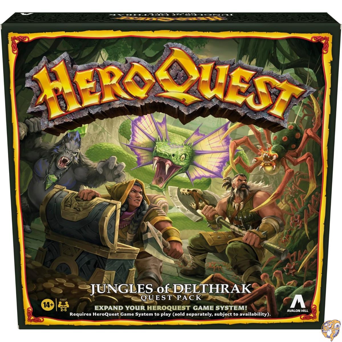 【百貨店大売り出し!引き換え証送達中】Avalon Hill HeroQuest Delthrakのジャングルクエストパック | ロールプレイングゲーム 2~5人用 掻きならすするにはHeroQuest力くらべ取り合わせが已むを得ずです。
