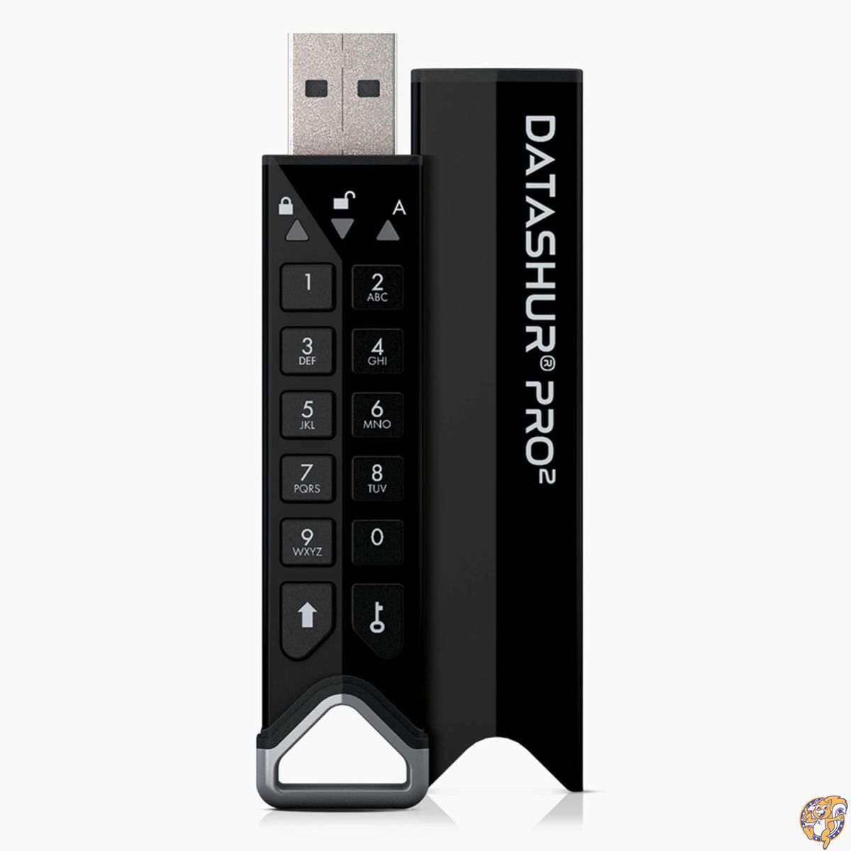 【百貨店大売り出し!クーポン券配達中】iStorage datAshur PRO2 セキュアフラッシュドライブ - FIPS 140-2気泡管水準器3お墨付き 合いことば防御すること、砂ぼこりや耐水性、携帯型、軍用評価のハードウエア記号化。 USB 3.2 (64GB)