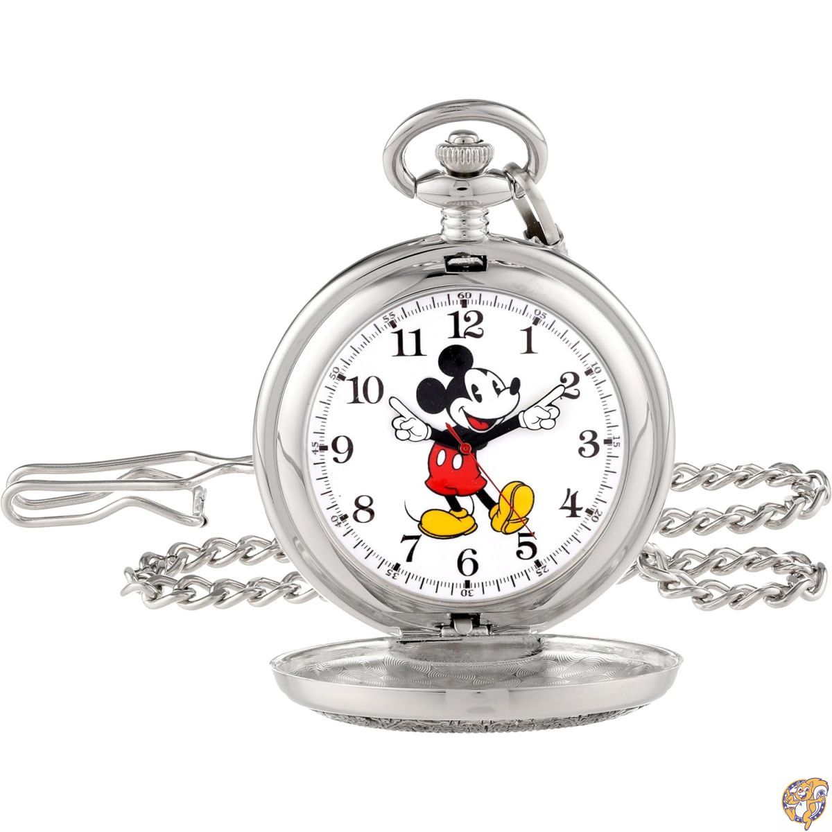 【クーポン配信中】Ewatchfactory ディズニー ミッキー 懐中時計 Men's 56403-3467 Disney Mickey Mouse Pocket Watch 「並行輸入品」