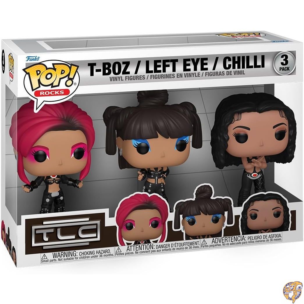 【クーポン配信中】TLC T-ボズ レフト・アイ チリ スクラブス 3個セット フィギュア Funko Pop! 3PK Scrubs T-Boz Lisa Left-eye Lopes Chilli ファンコ|アメリカグッドバイブス