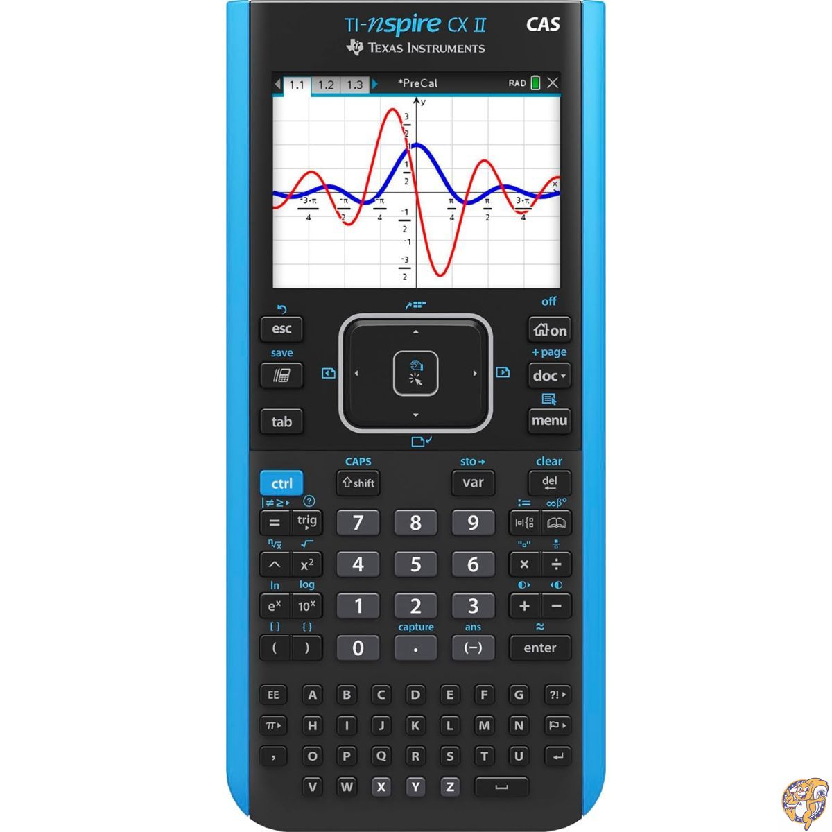 【百貨店大売り出し!引き換え証送達中】Texas Instruments(テキサス・インスツルメンツ) TI-Nspire CX II CAS 色つやグラフ記録数えること機 大学生用ソフトウエア付き添い人(パソコン/Mac)