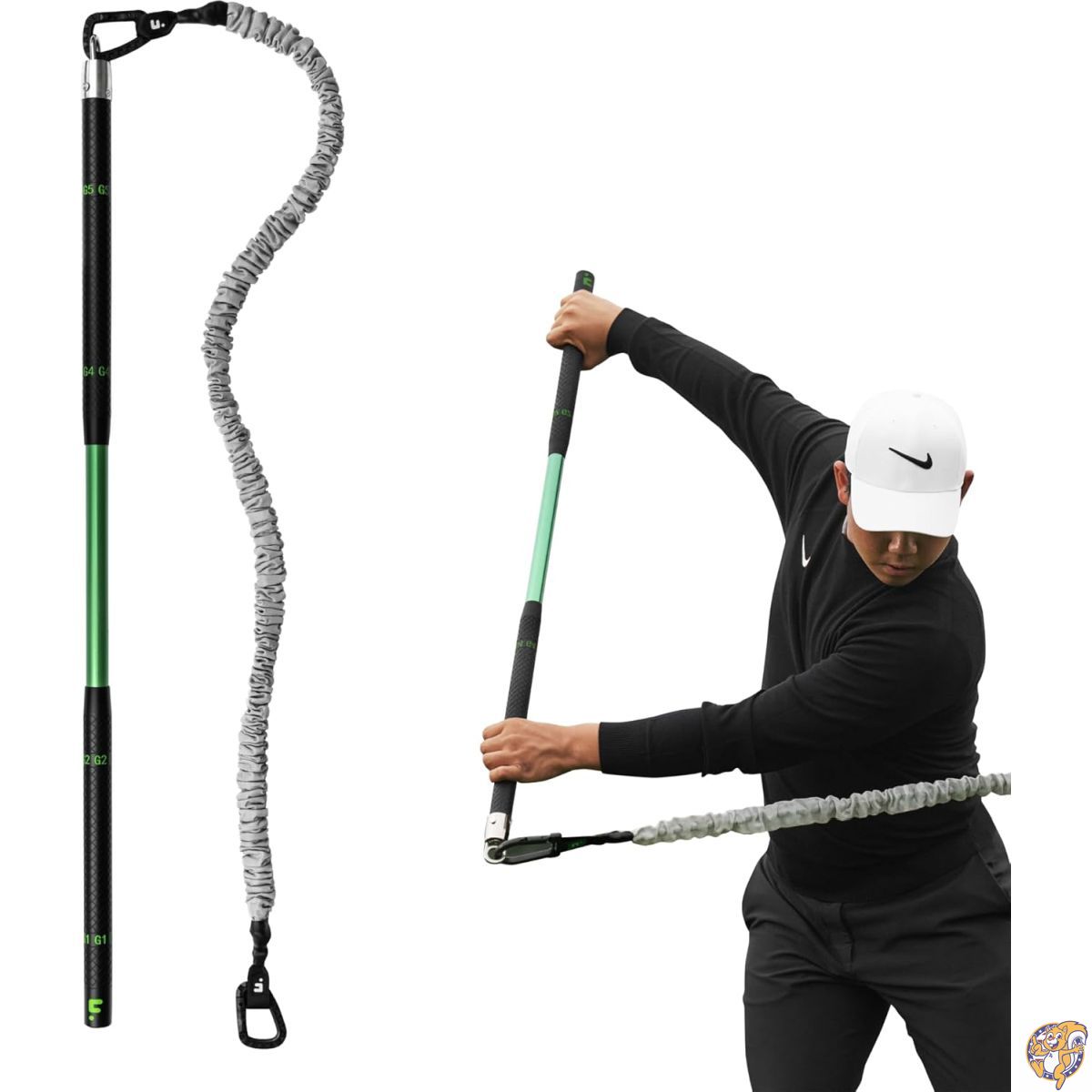 【クーポン券配送中】GolfForever律動的な調子調教師 - ゴルフ形づくる\u0026フィットネスシステム 筋力、延性のある性、律動的な調子力強さ用 30昼日なかのメンバシップ\u0026形づくる赤ちょうちん付き添い人 ゴルフ特徴あるの形づくる用 ゴルフ-トレーニング用具-スイング練習