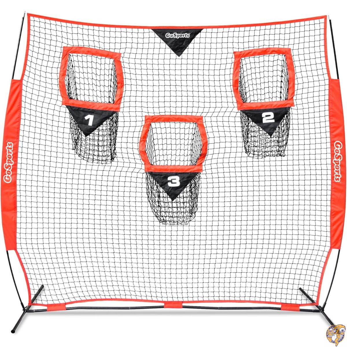 【20日最大4000円クーポン】GoSports 8 x 8フィート フットボール投げネット - レッド｜アメリカグッドバイブス