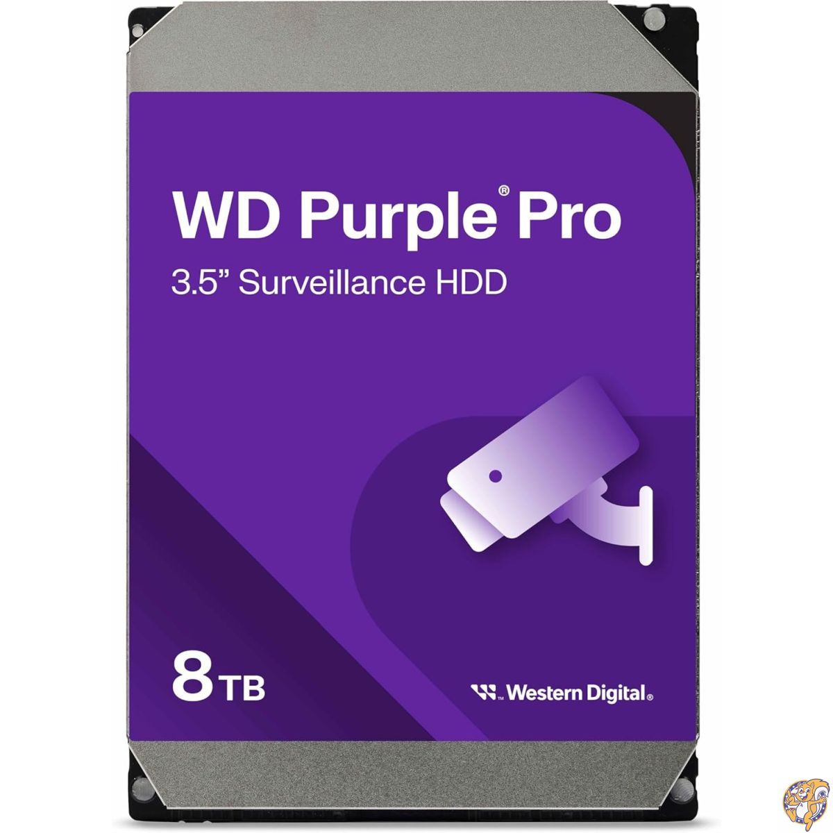 Western Digital 8肺結核 WD Purple Pro Surveillance 内蔵捉え所の無い運転 HDD - SATA 6 Gb/s 256 MB 現ナマ 3.5in WD8002PURP