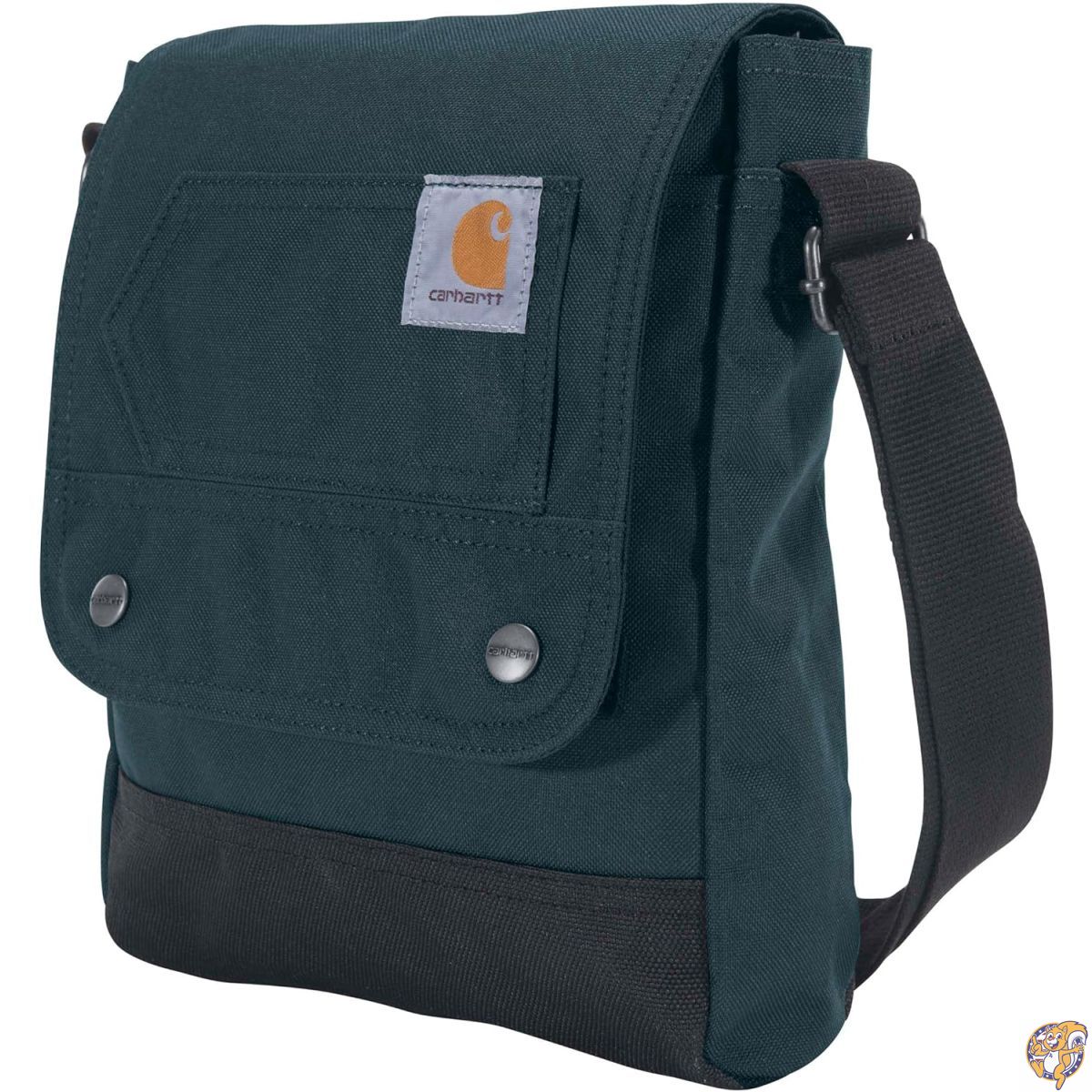 【25日最大4000円クーポン】Carhartt クロスボディ スナップバッグ 丈夫 調節可能なクロスボディバッグ フラップオーバースナップ留め付き|アメリカグッドバイブス
