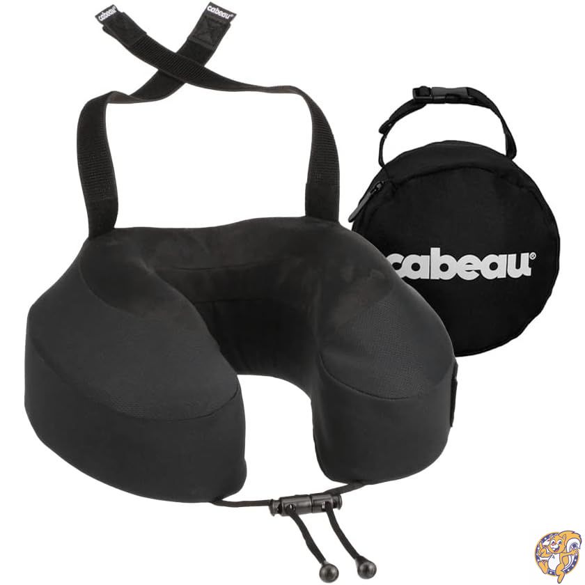 【最大777円クーポン配信】Cabeau Evolution S3 Travel Pillow - JetBlack