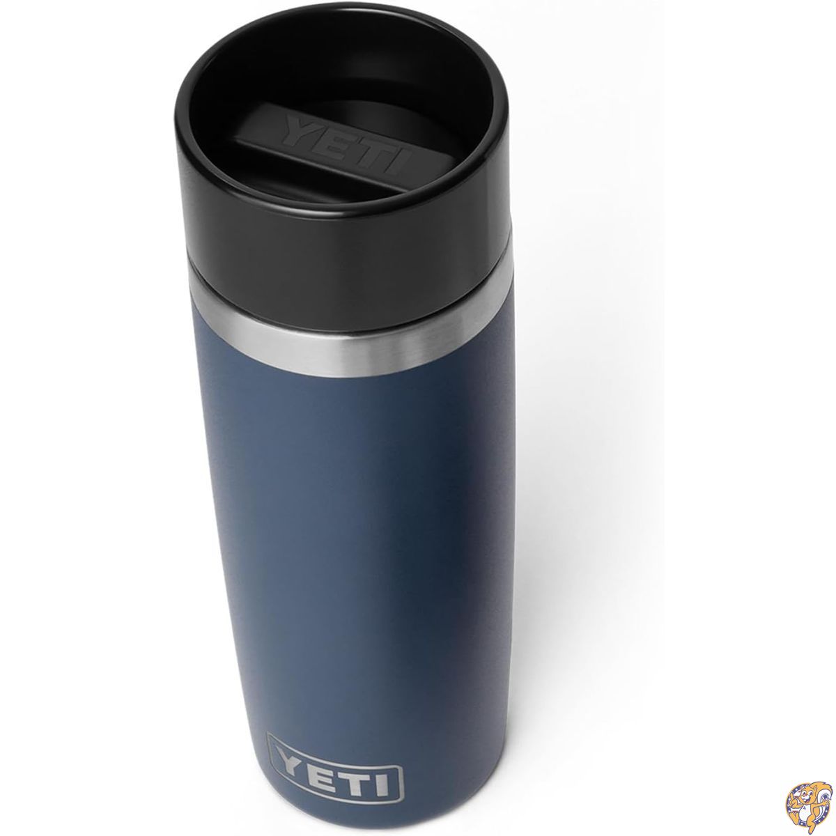 【クーポン配信中】YETI (イエティ) Rambler 16オンス トラベルボトル ステンレススチール 真空断熱 漏れ防止通勤キャップ付き ネイビー