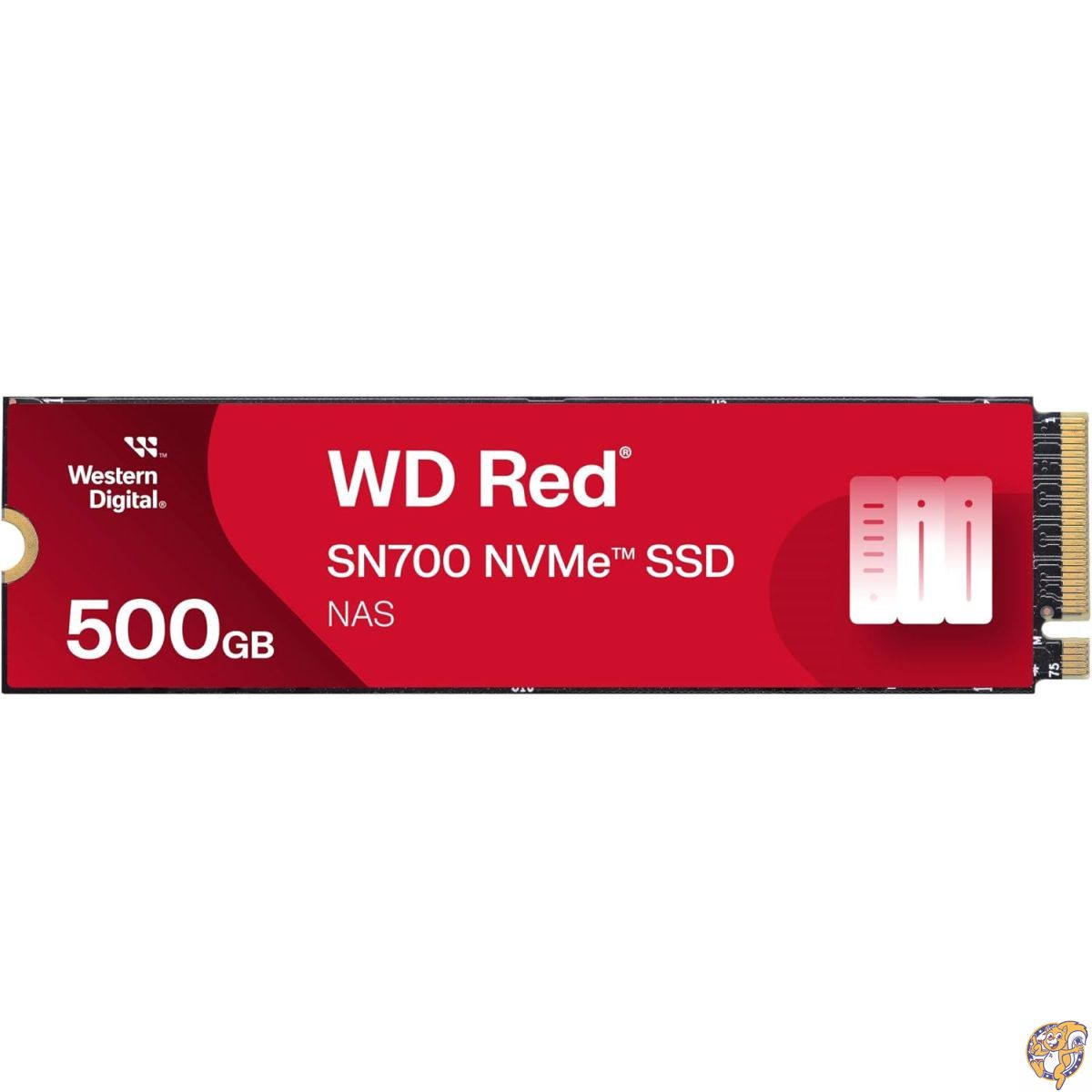 【クーポン配信中】Western Digital (ウエスタンデジタル) 500GB WD Red SN700 NVMe 内蔵ソリッドステートドライブ SSD NASデバイス用 - Gen3 PCIe M.2 2280 最大3,430MB/s WDS500G1R0C
