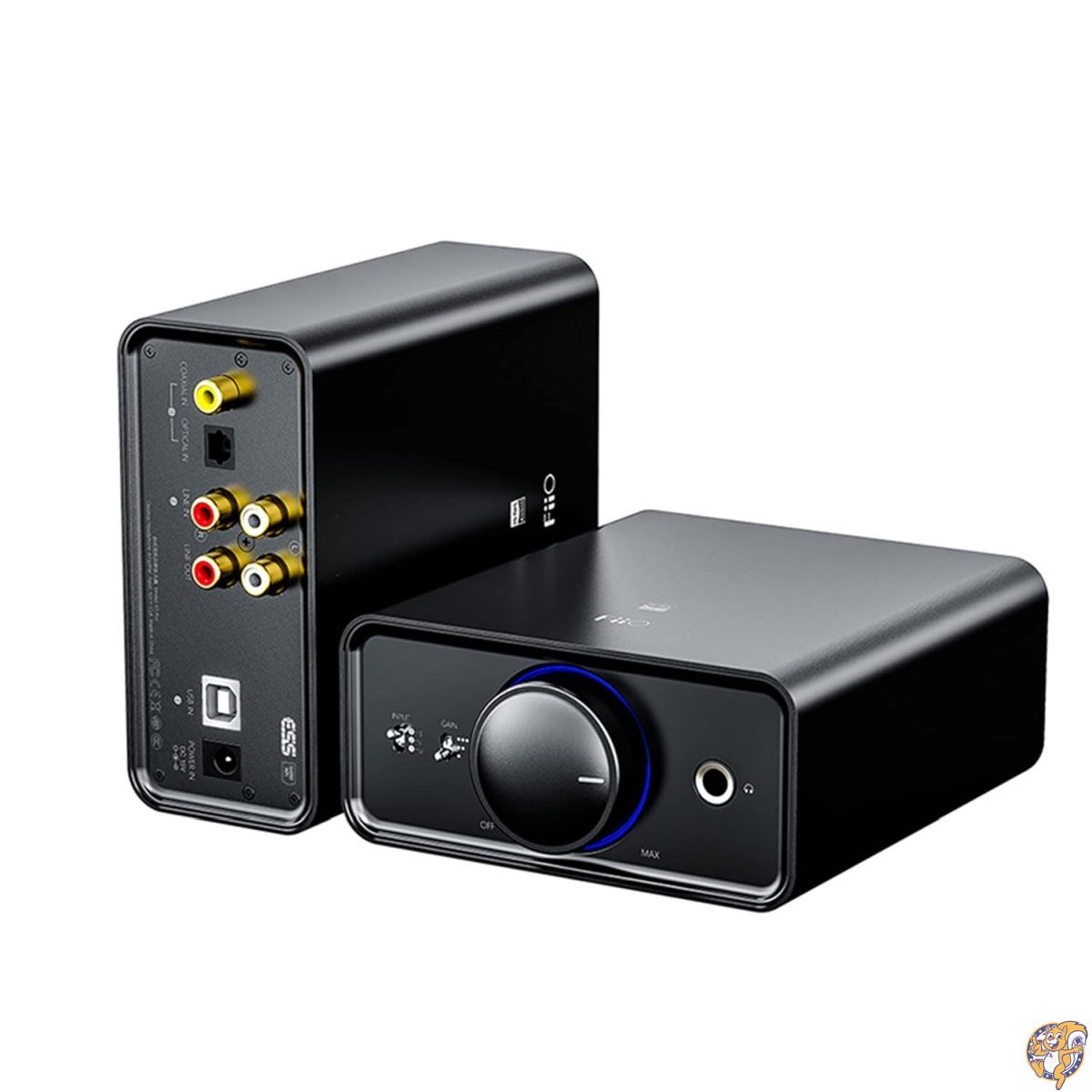FiiO K5 Pro ステレオアンプ パワーヘッドホン アンプ ポータブル デスクトップ DAC 768K/32ビット ネイティブ DSD512 ホーム/PC 6.35mm ヘッドホン出力/RCAラインアウト/同軸/光入力 (K5PRO ESS)