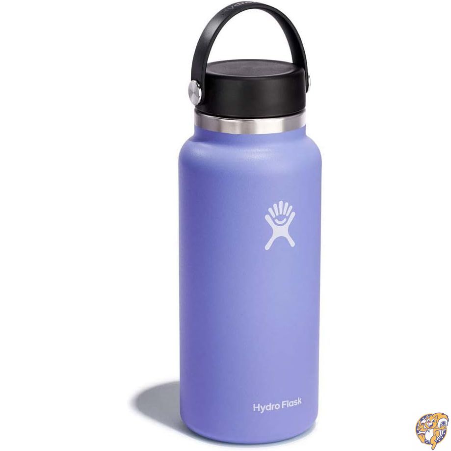 【クーポン配信中】Hydro Flask 32 oz Wide Mouth with Flex Cap Stainless Steel Reusable Water Bottle Lupine - Vacuum Insulated, Dishwasher Safe, BPA-Free, Non-Toxic｜アメリカグッドバイブス