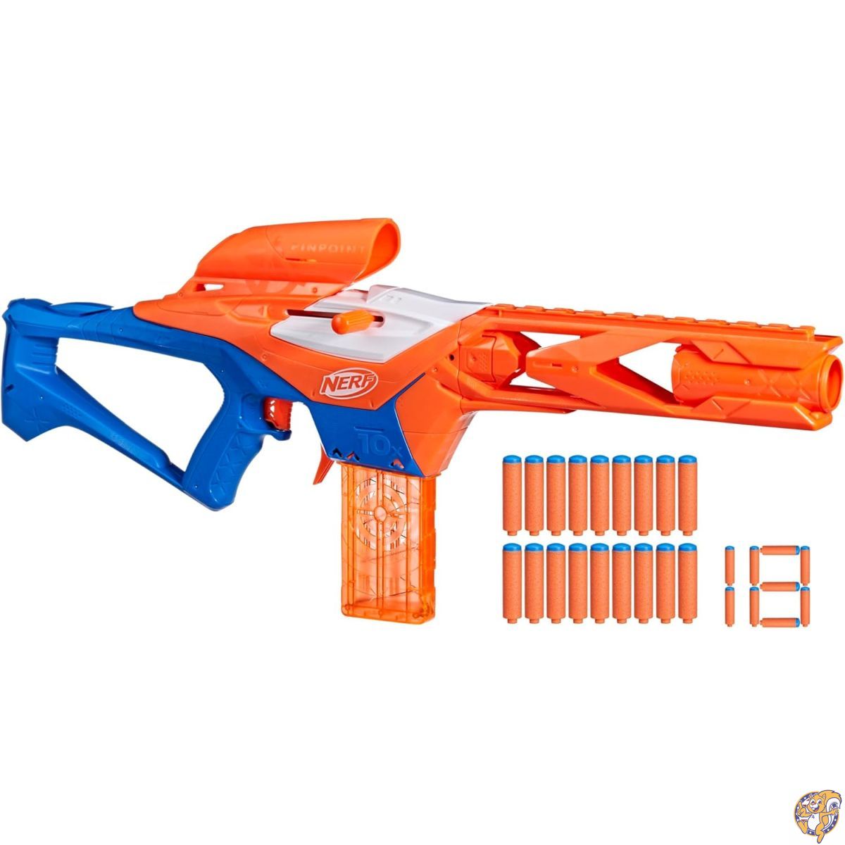 【クーポン配信中】Nerf Nシリーズ ピンポイントダーツブラスター N1ダーツ18本 Nシリーズブラスターのみ対応 ダーツ10個クリップ ブラスターギフト 子供向け