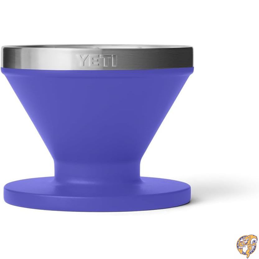 【クーポン配信中】YETI(イエティ) Pour Over Coffee Makerアクセサリー YETIランブラー用 どこでも完璧なコーヒー抽出ができるようにデザイン ステンレススチール V60フィルター対応 ウルトラマリンバイオレット