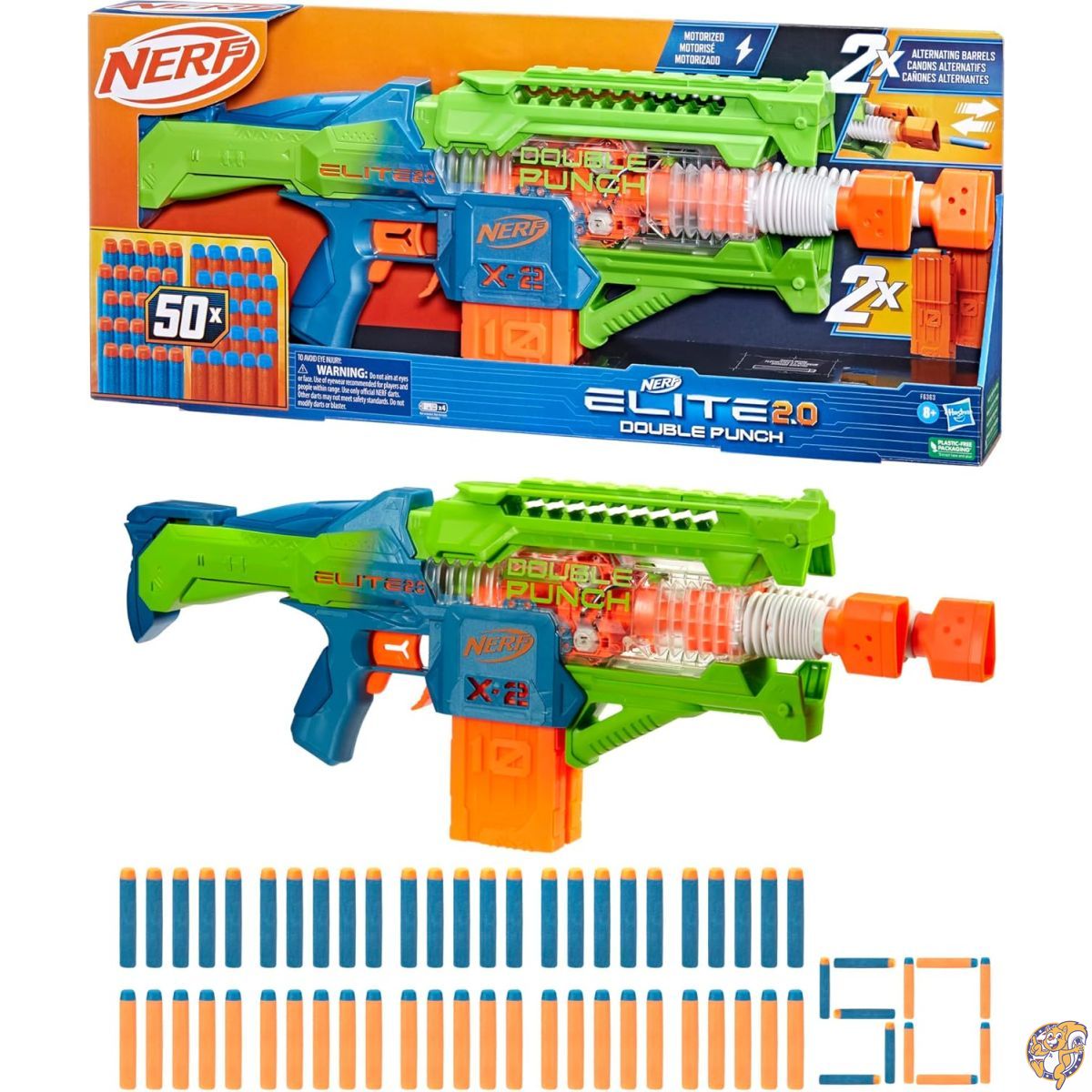 楽天市場】ナーフ NERF エリート 2.0 タービン CS-18 電動ブラスター