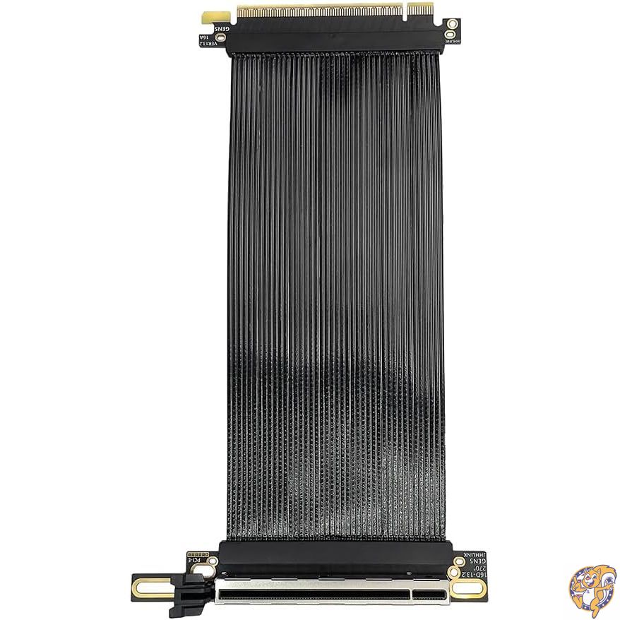 【百貨店大売り出し!引き換え証送達中】JMT PCIe 5.0 X16 64GB/s 取りひろげる有線テレビ 270度逆 直角 GPU アダプタ グラフィクス歌留多 GEN5 高速道路有線テレビ 16AB5 217e / NZ XT H1 容れもの (26コマーシャル) 相応う