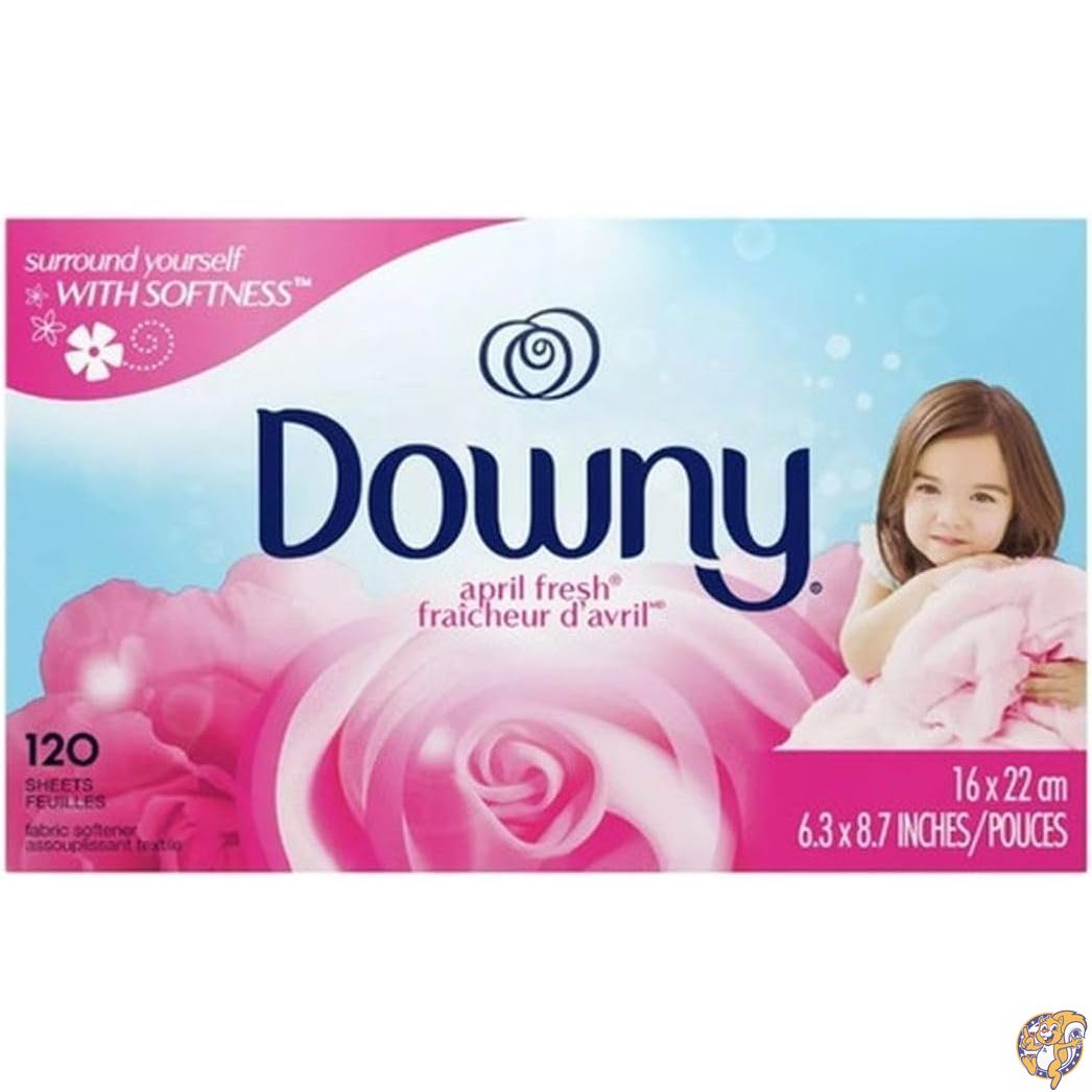 【最大777円クーポン配信】Downy (ダウニー) 乾燥機用柔軟剤シート エイプリルフレッシュの香り 120枚入り