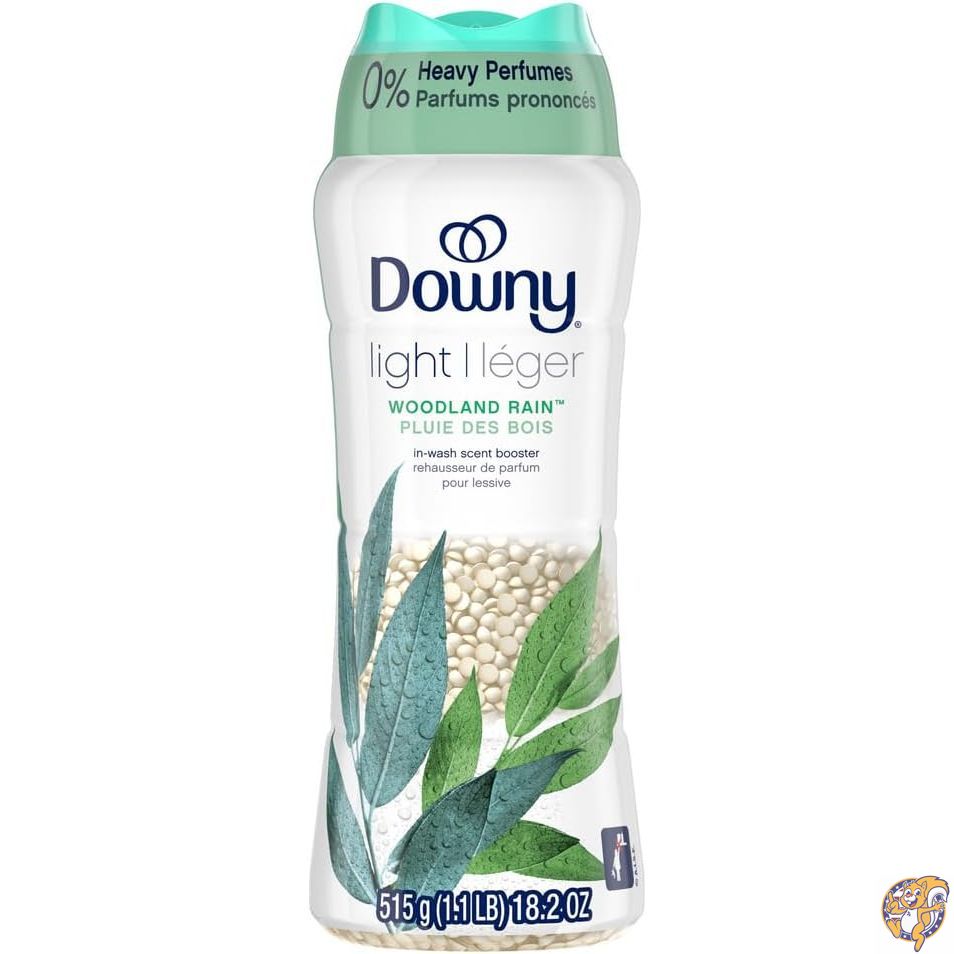 【20日最大4000円クーポン】ダウニー(Downy)ライト 香り付け専用ビーズ ウッドランドレインの香り 18.2オンス(約516g)強すぎる香料不使用|アメリカグッドバイブス