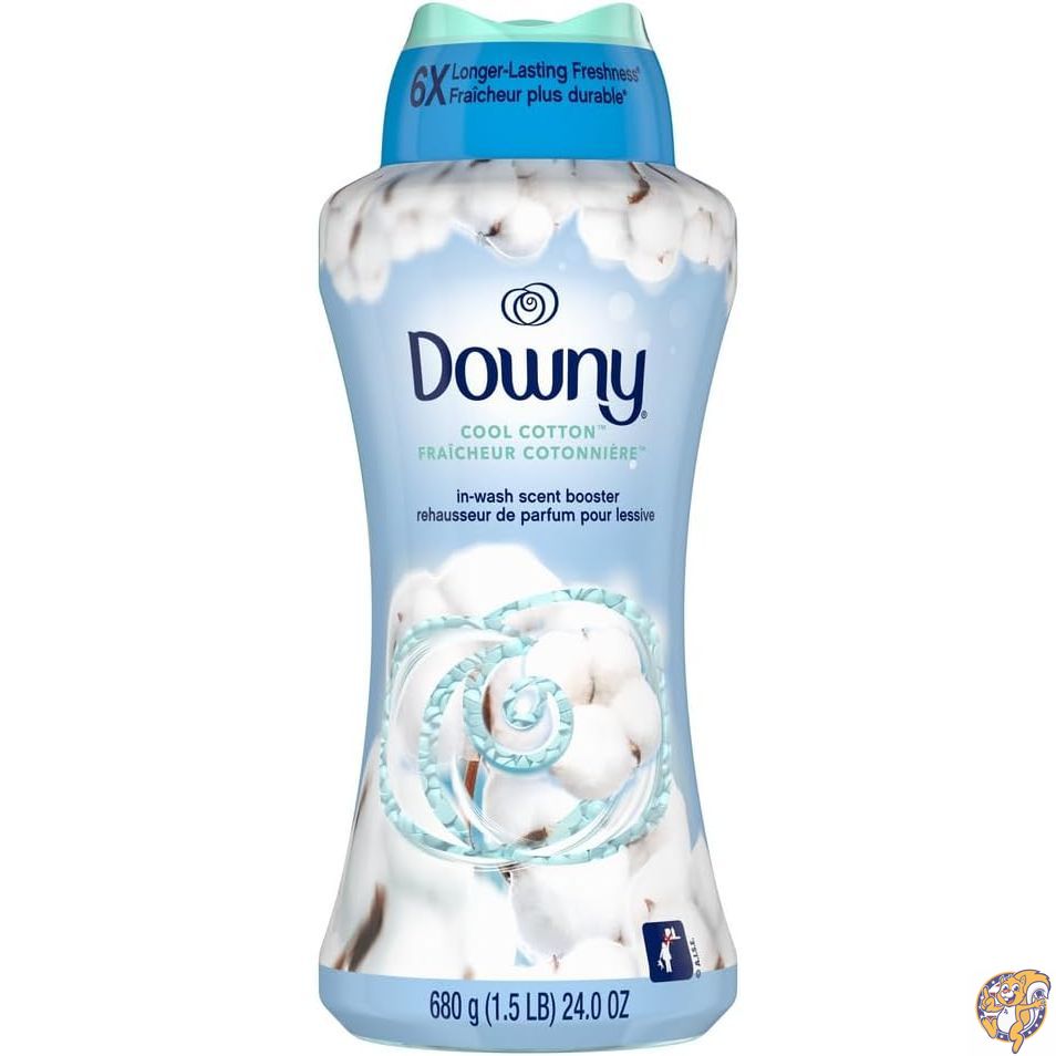 【最大777円クーポン配信】Downy In-Wash Laundry Scent Booster Beads, Cool Cotton, 680 Grams