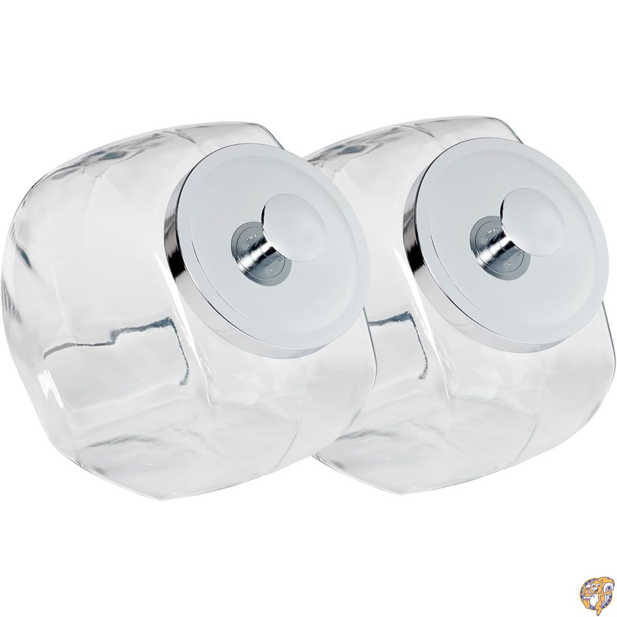 【最大777円クーポン配信】Anchor Hocking 12279ECOM Penny Jar (Set of 2), 1 gallon by