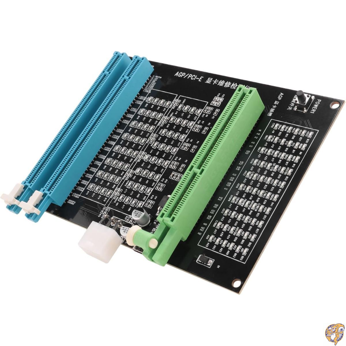 AGP PCI-E X16 デュアル見せびらかすすがた絵 映像媒体歌留多 チェッカー テスター グラフィクス歌留多 読み合わせる物の具
