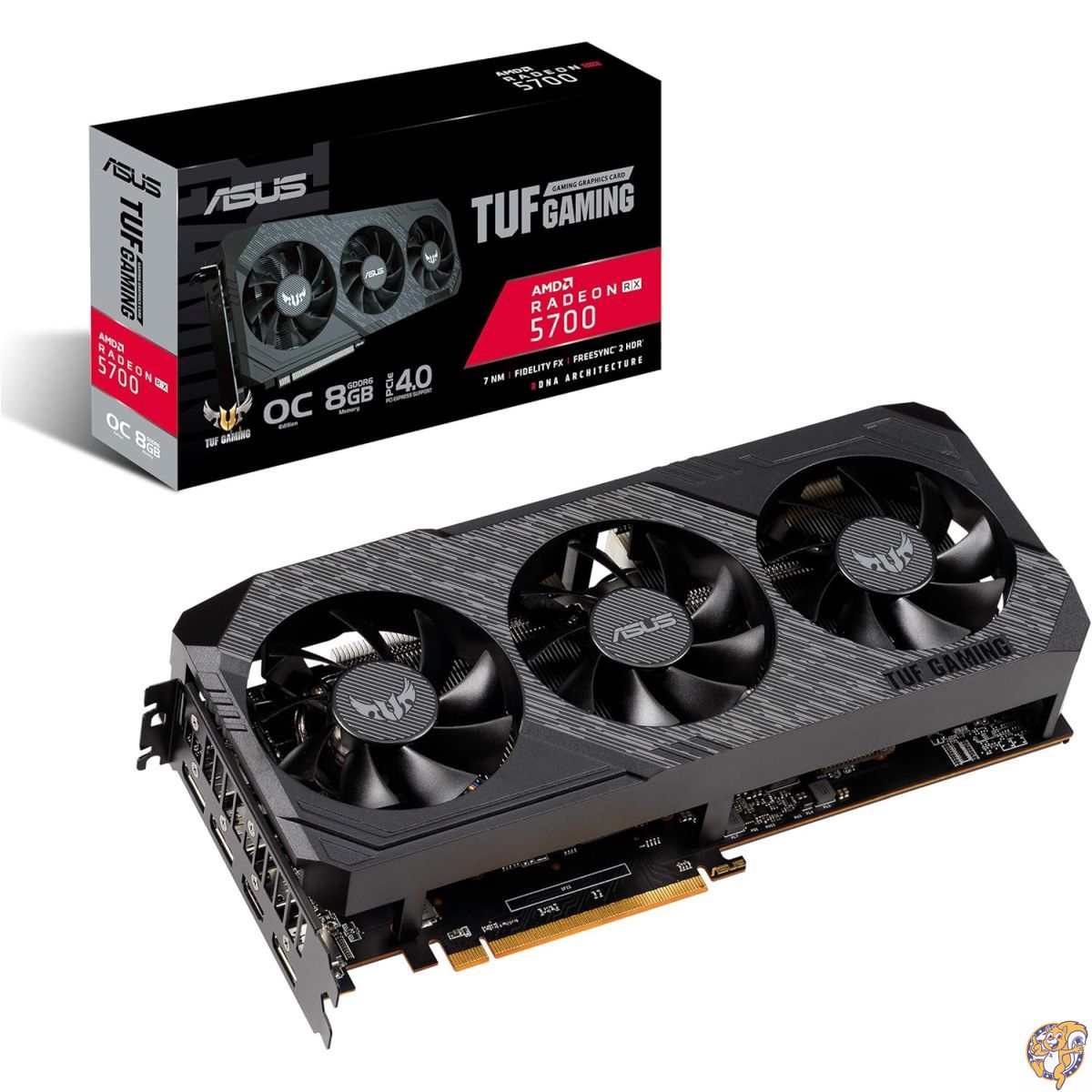 【百貨店大売り出し!引き換え証送達中】ASUS TUF Gaming X3 AMD Radeon Rx 5700 大層らしい時辰儀 8G GDDR6 HDMI DisplayPort ゲーミンググラフィックカード (TUF 3-RX5700-O8G-GAMING)