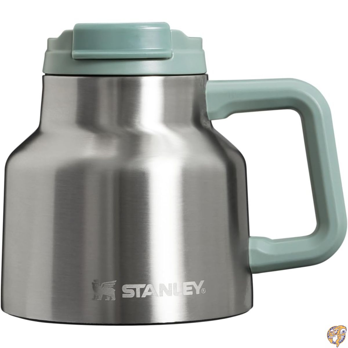 【最大777円クーポン配信】Stanley The Tough-To-Tip Admiral's Mug Hammertone - Non-Spill Coffee Mug, Durable Design for Busy Mornings and Office Hours 20 Oz Stainless Steel
