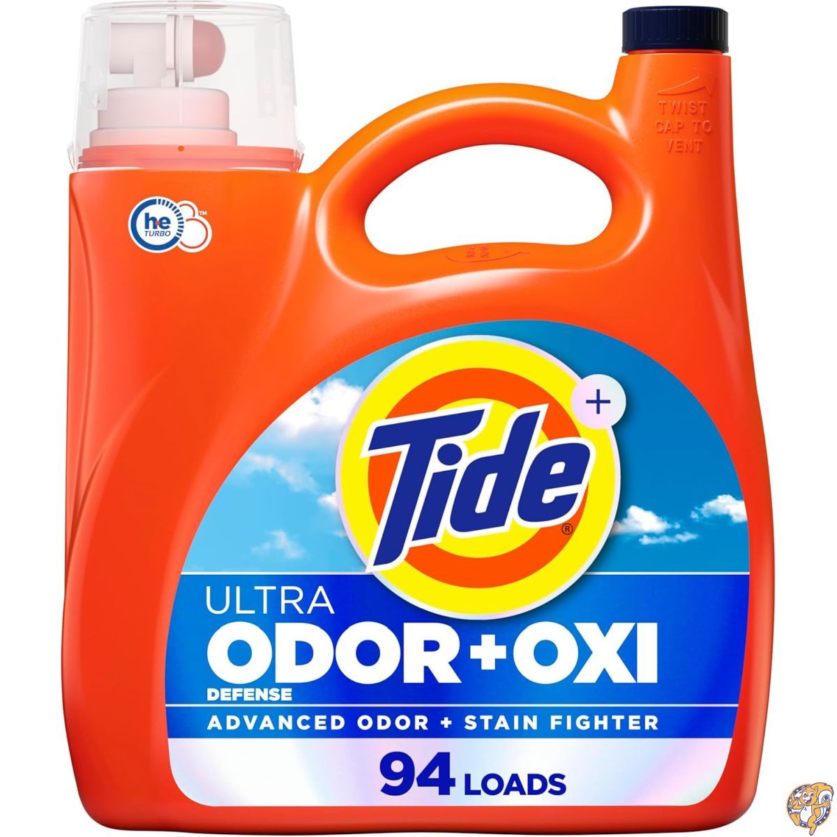 Tide Ultra Odor Defense Plus Oxi（タイド ウルトラ オキシ プラス 強力消臭）液体洗濯洗剤 132 fl oz（約3.9L / 94回分） 強力な洗浄・消臭・漂白効果 7,649円