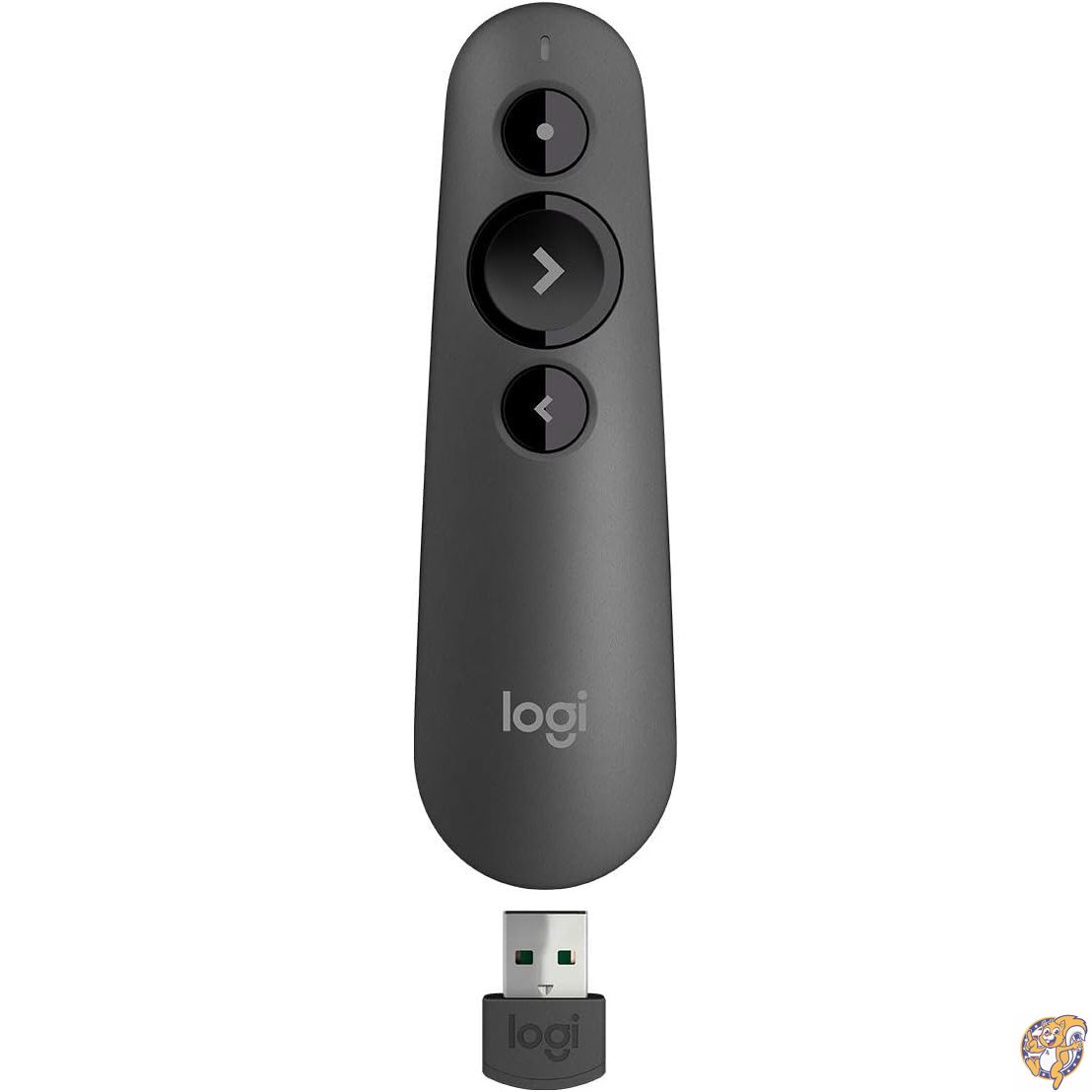 【クーポン配信中】Logitech Wireless Presenter R500s - レーザーポインター搭載 PowerPoint クリッカー、ワイヤレス プレゼンテーション リモコン