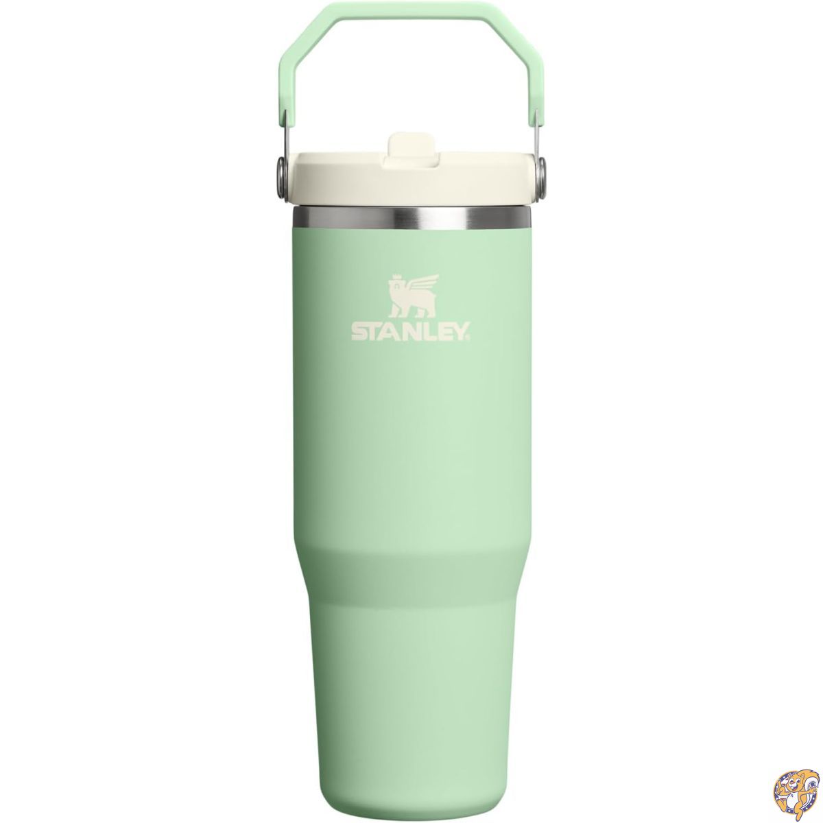 STANLEY（スタンレー） アイスフロー 2.0 フリップストロー タンブラー ハンドル付き 30oz（約887ml） | 最新フリップアップストロー蓋 漏れ防止 水筒 真空断熱 ステンレスボトル BPAフリー ピスタチオ