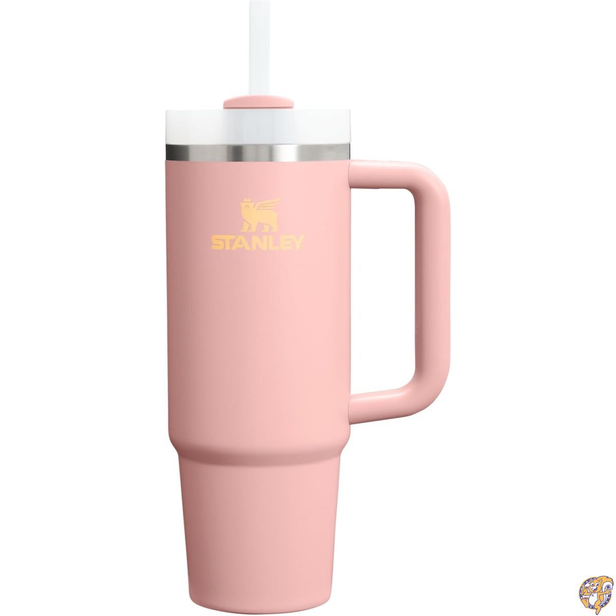 【百貨店大売り出し!引き換え証配送中】STANLEY スタンレー クエンチャー H2.0 無意味さスリムクエンチャー 手持ち部分・麦わら付き添い人 30薬局衡オンス (約0.88L) | Flowstate 3ポジションリッド 車の優勝杯保持者相応う 無意味さ断熱ステンレス鋼瓶 BPA無償性 桃サクラ色