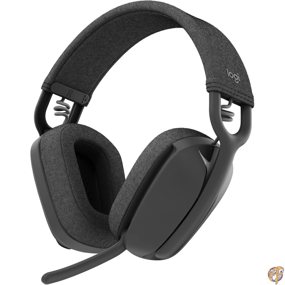 Logitech Zone Vibe 100 軽量ワイヤレス オーバーイヤーヘッドホン - ノイズキャンセリングマイク、マルチポイントBluetooth対応、Teams/Google Meet/Zoom認定、Mac/PC対応 グラファイト