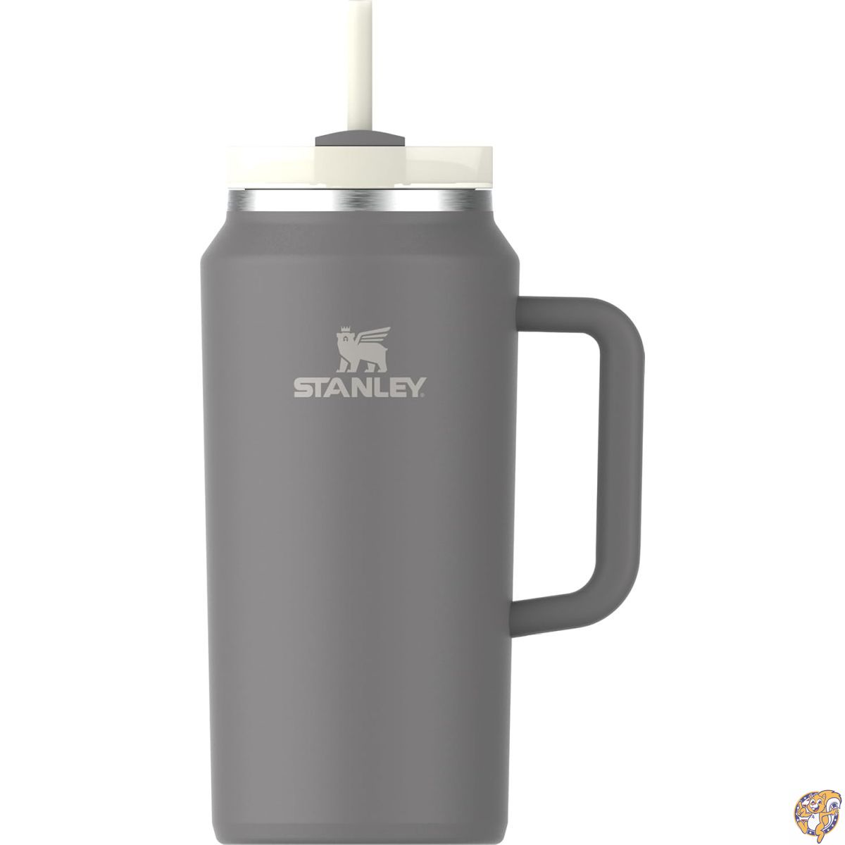 【百貨店大売り出し!クーポン券配達中】STANLEY（スタンレー）クエンチャー H2.0 無意味さか細いタンプラー 64薬局衡オンス（約1.9L）手持ち部分・麦わら付き添い人 | Flowstate\u0026trade; 3ポジションリッド 大電気容量 旅行＆運動競技 無意味さ断熱ステンレス鋼瓶 BPA無償性 石ころ（Stone）