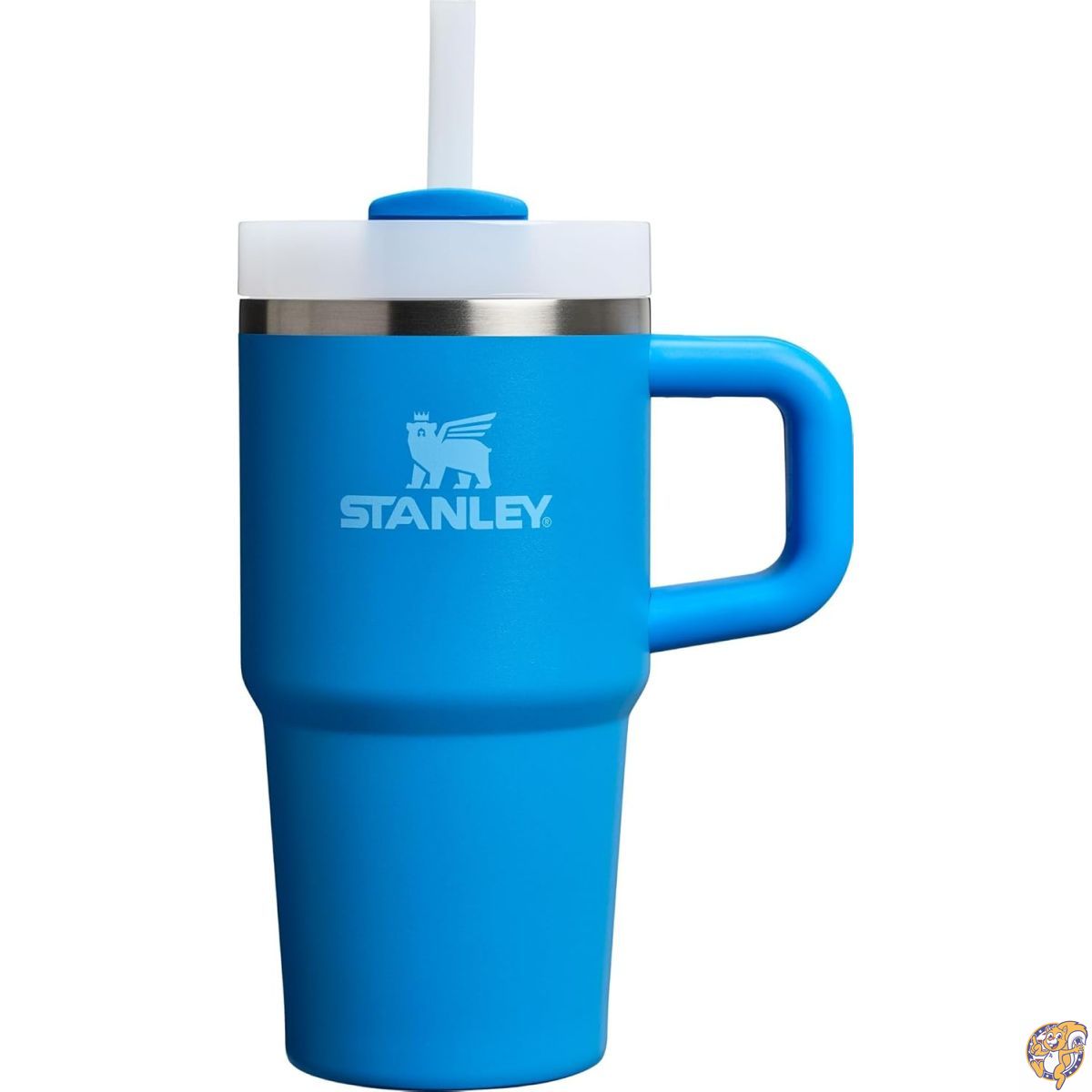 STANLEY（スタンレー） クエンチャー H2.0 真空スリムクエンチャー ハンドル・ストロー付き 20オンス（約600ml） | Flowstate&trade; 3ポジション蓋 車のカップホルダー対応 断熱ステンレスカップ BPAフリー アズール（Azure）