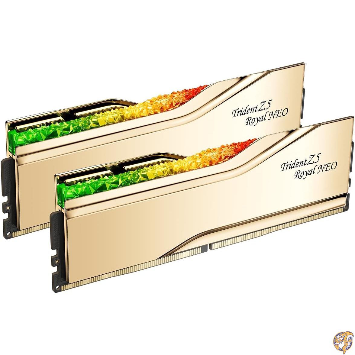 【最大777円クーポン配信】G.SKILL Trident Z5 Royal Neoシリーズ (AMD Expo) DDR5 RAM 32GB (2X 16GB) 6000MT/s CL26-36-96 1.45V デスクトップコンピュータメモリ U-DIMM - ゴールド (F5-6000J2636H16GX2-TR5NG)
