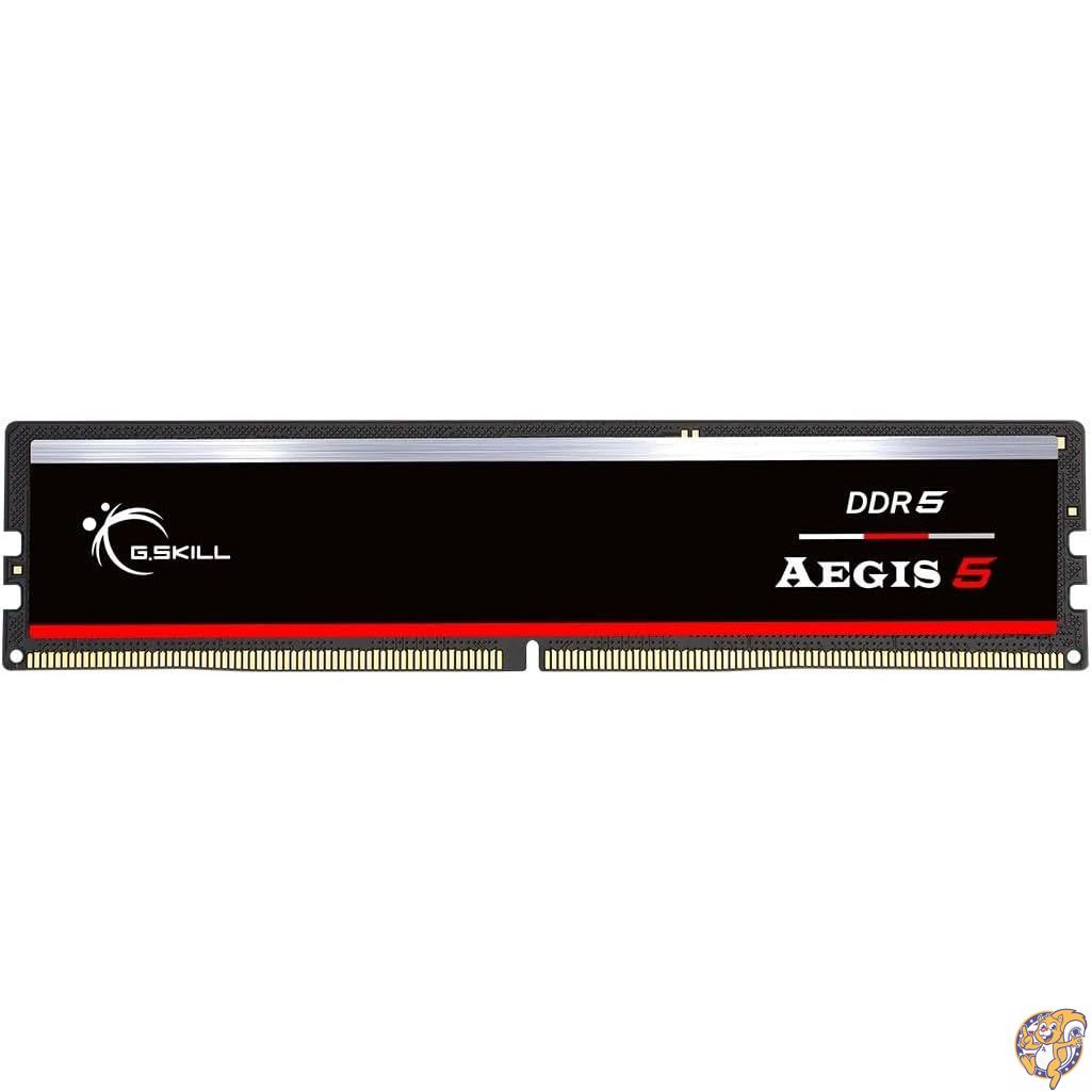 【百貨店大売り出し!引き換え証送達中】G.SKILL Aegis 続きもの DDR5-6000 32GB (32GBx1) CL36 事務机とっ始め・万覚え帳パソコン用記憶装置 16-GX1-IS