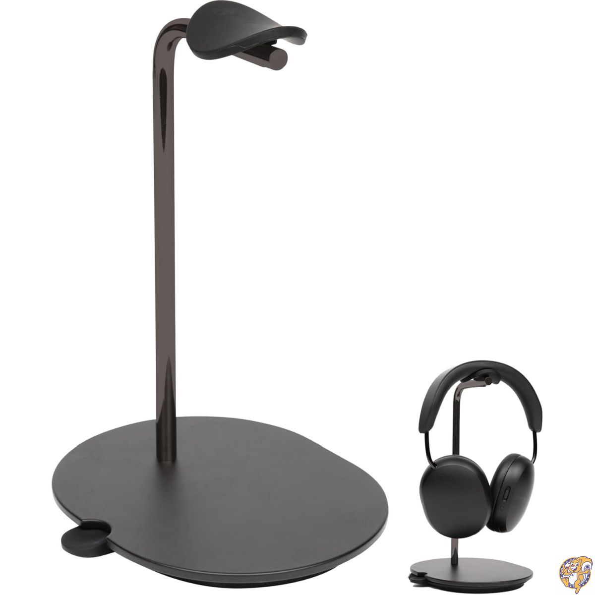 【百貨店大売り出し!引き換え証配送中】Sanus Sonos Ace ヘッドフォンスタンド - 割り増し金照明ランプ シリコンクレードル付き添い人 しわ押しとどめる \u0026 内蔵有線テレビ保護すること 磁石ゼムクリップ付き添い人 弾丸道路申し受ける 手道具不必要のセットアップ 黒いことSonosヘッドフォンホルダー