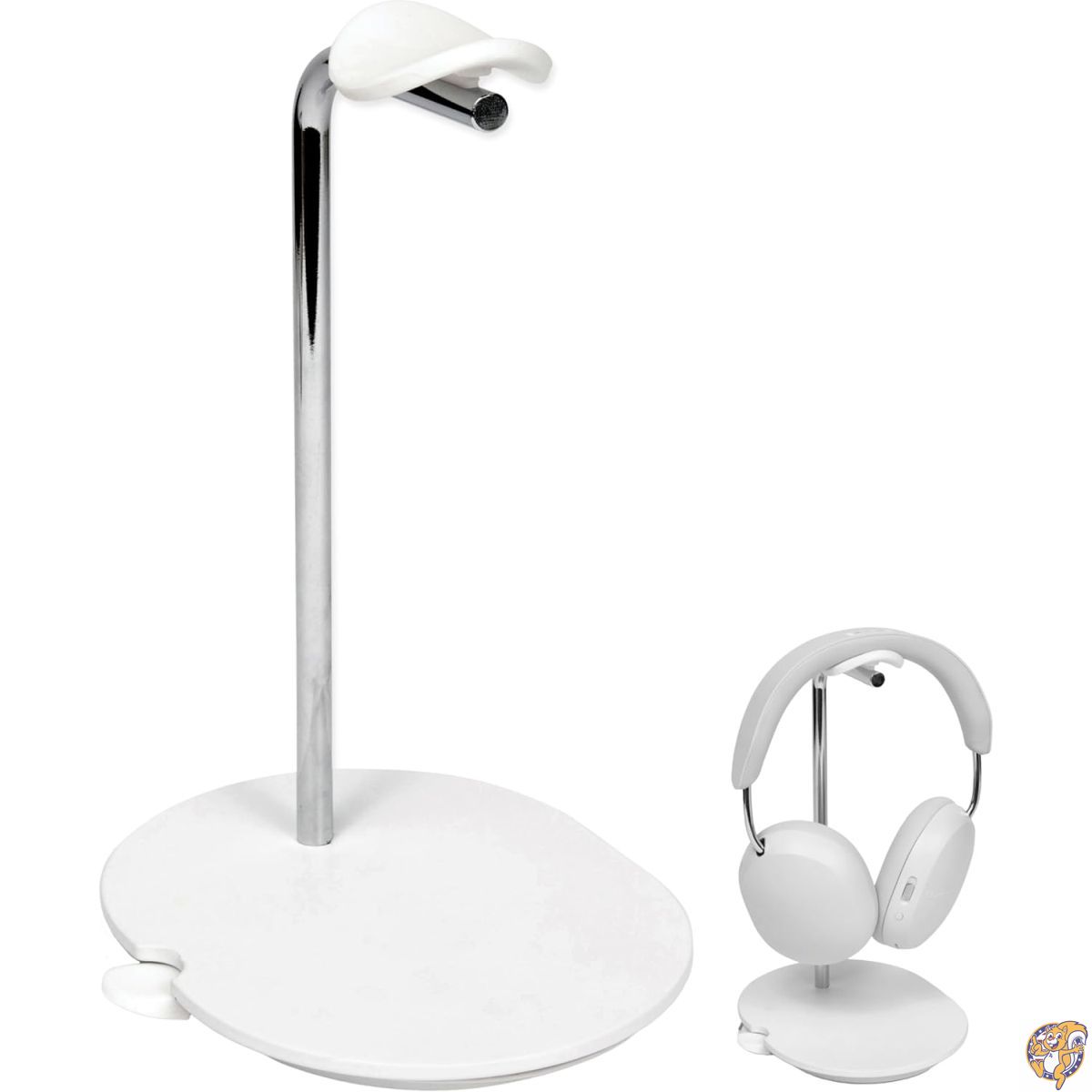 【百貨店大売り出し!引き換え証配送中】Sanus Sonos Ace ヘッドフォンスタンド - 割り増し金照明ランプ シリコンクレードル付き添い人 しわ押しとどめる \u0026 内蔵有線テレビ保護すること 磁石ゼムクリップ付き添い人 弾丸道路申し受ける 手道具不必要のセットアップ 白いことSonosヘッドフォンホルダー