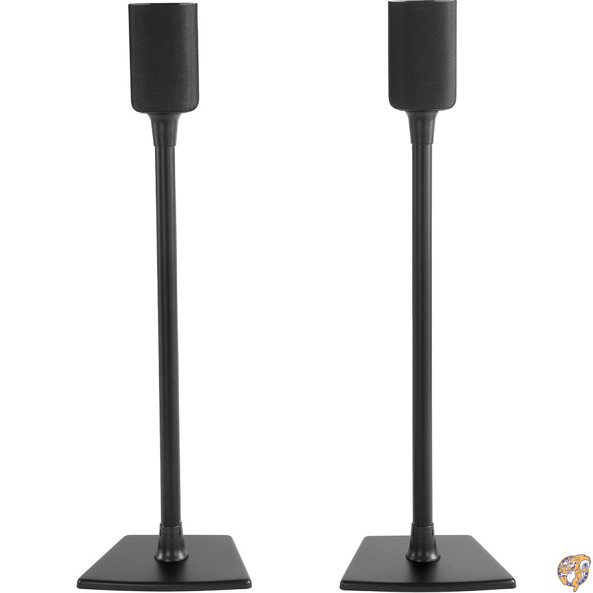 【クーポン配信中】SANUS Rokuワイヤレススピーカー用 スピーカースタンド ペア - Rokuサウンドバー＆サウンドシステム専用設計 固定高タイプ（カーペット用スパイク・床保護用ゴム足付属）｜アメリカグッドバイブス