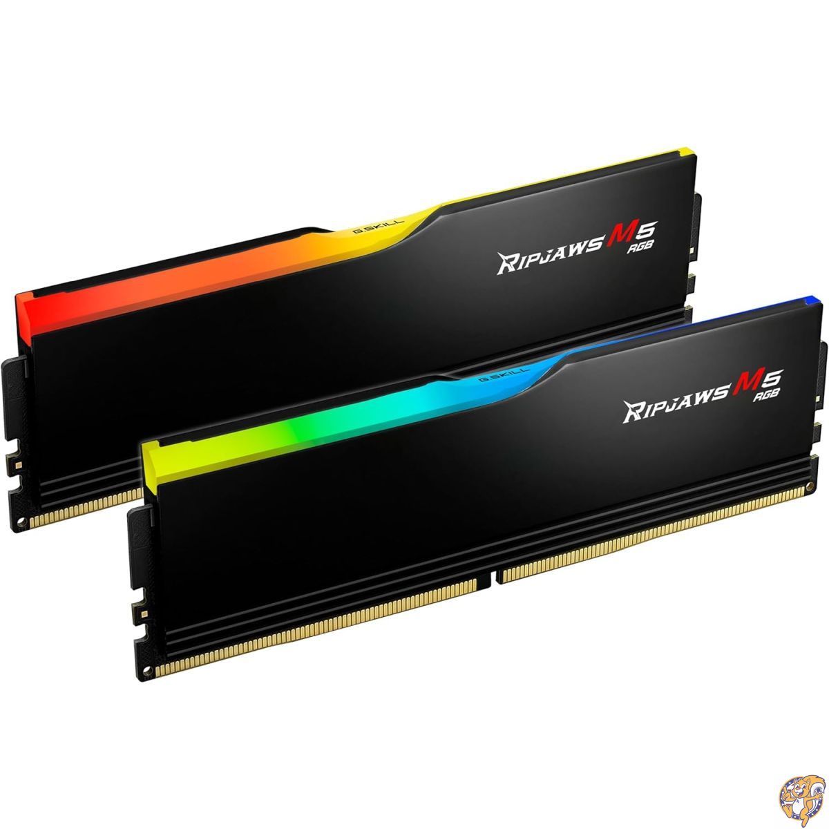 【百貨店大売り出し!引き換え証送達中】G.SKILL Ripjaws M5 RGB続きもの DDR5 ランダムアクセス記憶装置 (Intel XMP 3.0) 48GB (2x24GB) 5200MT/s CL40-40-40-83 1.10V デスクトップコンピュータメモリ U-DIMM - 引っ敷き黒いこと (F5-5200J4040A24GX2-RM5RK)
