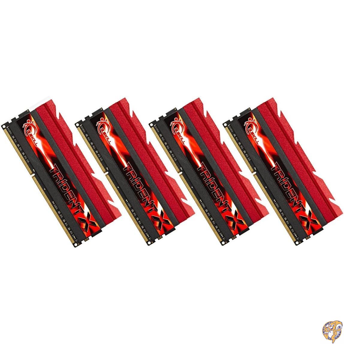 【百貨店大売り出し!引き換え証配送中】32 GB G。Skill ddr3 pc3 - 19200 2400 MHz Trident Xつづき物cl10 (10 12 31) クアッドチャネルキット