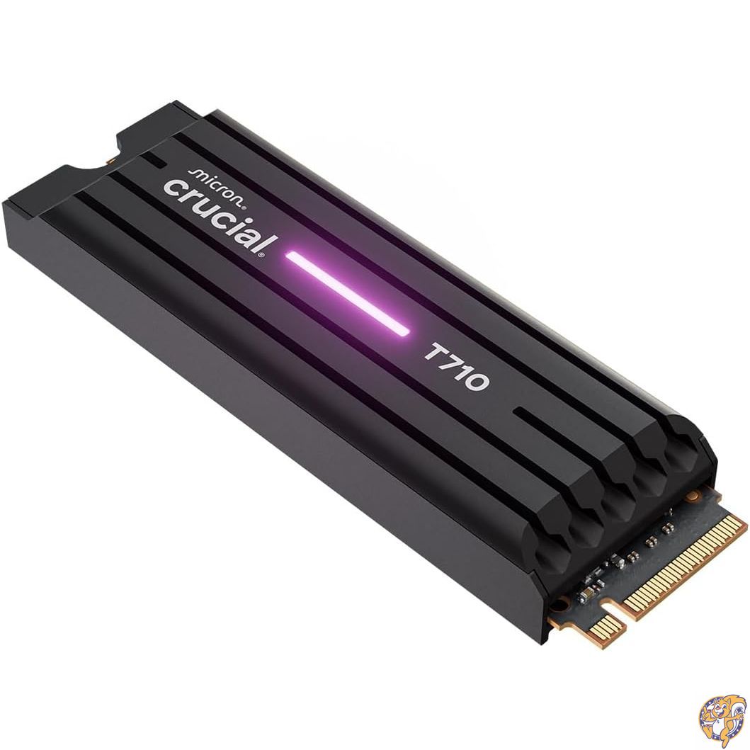 【百貨店大売り出し!引き換え証送達中】Crucial T710 4結核症 SSD NVMe M.2 PCIe 5.0 x4 Gen5 ヒートシンク付き添い人 読み込む/書きとどめる速力度 最大限度14,500MB/秒 事務机とっ始めパソコンとなおなお書き5相応う TLC NAND ソリッドステート運転 - CT4000T710SSD5-01