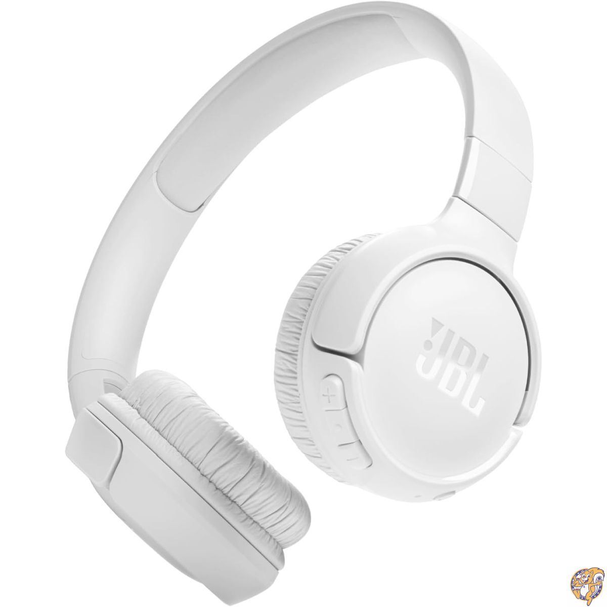 JBL Tune 520BT ワイヤレスオンイヤーヘッドホン - 最大57時間再生、急速充電対応、軽量・快適な折りたたみ設計、ハンズフリー通話（Voice Aware機能搭載）、ホワイト