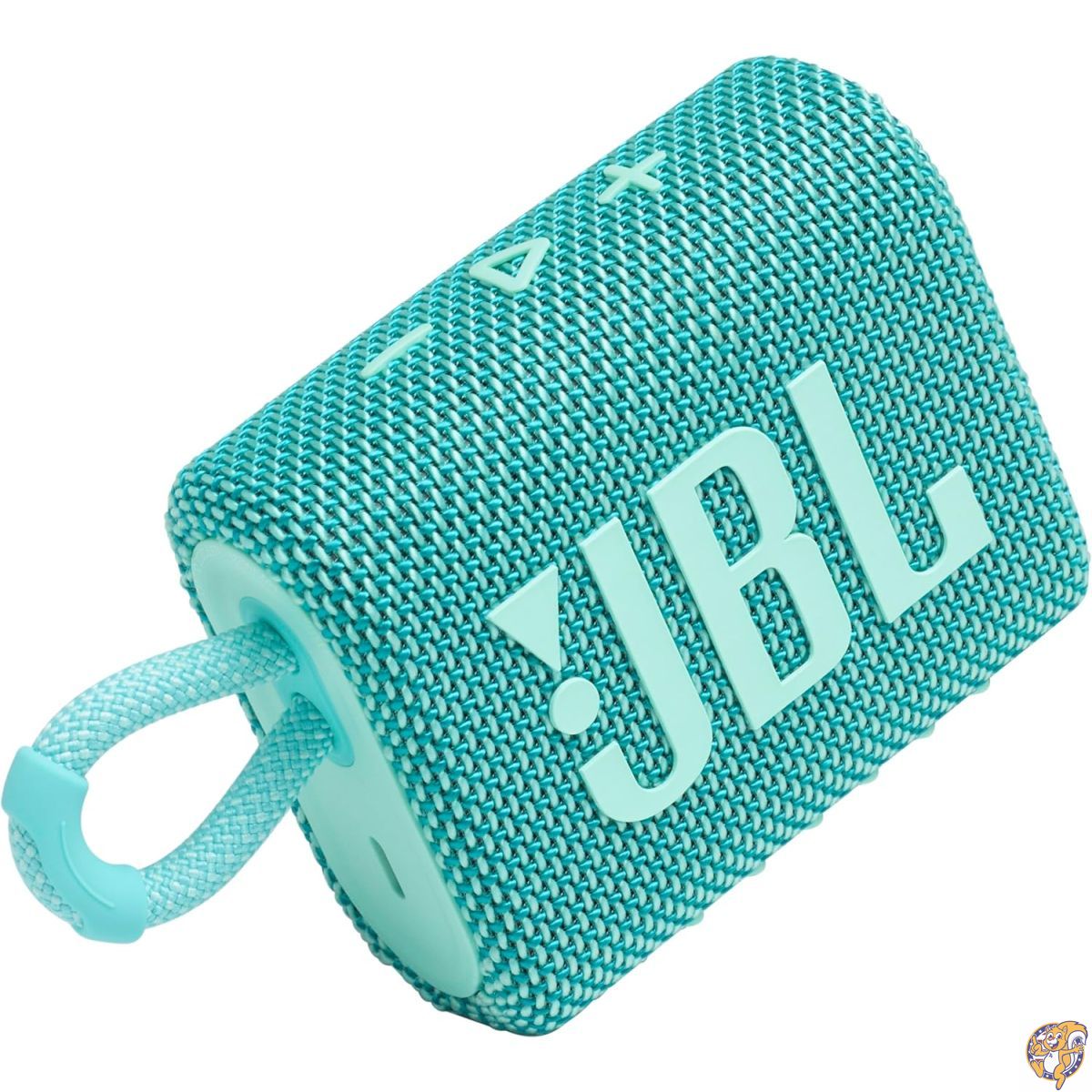 JBL Go 3 - 携帯型 ミニ Bluetooth 金棒引き、豪然たるな物音と殴り付けるの効いた低音部、IP67防塵雨合羽、最大限度5第四次元生まれ変わり、老人ホーム・アウトドア・旅するに至適（ティール）