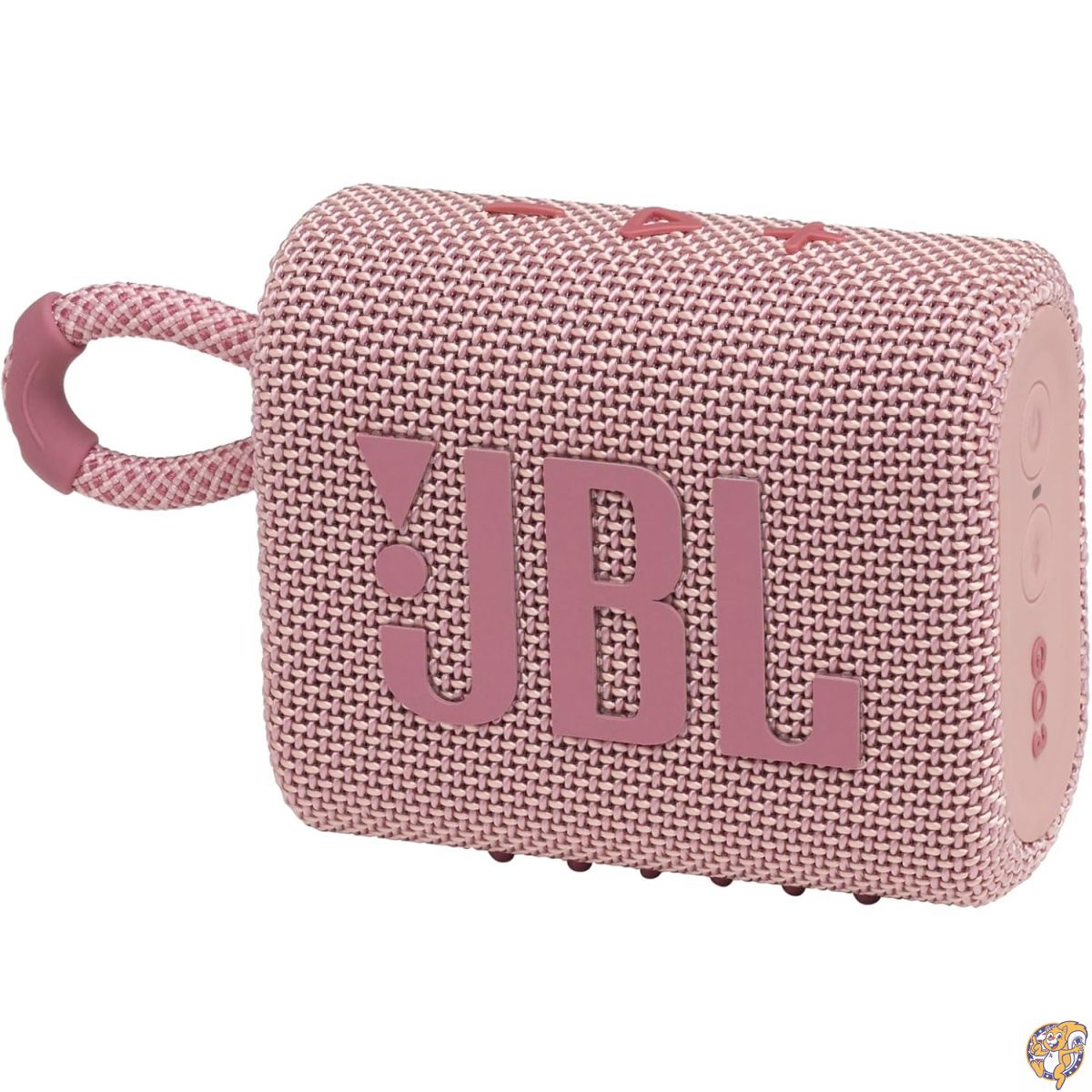 JBL Go 3 - 携帯型ミニBluetooth金棒引き：大劇烈のJBL労働者階級物音と殴り付けるの効いた低音部、IP67防塵雨合羽、最大限度5第四次元生まれ変わり、住みか・アウトドア・旅するに至適なパウダーコンパクト心積もり（サクラ色）