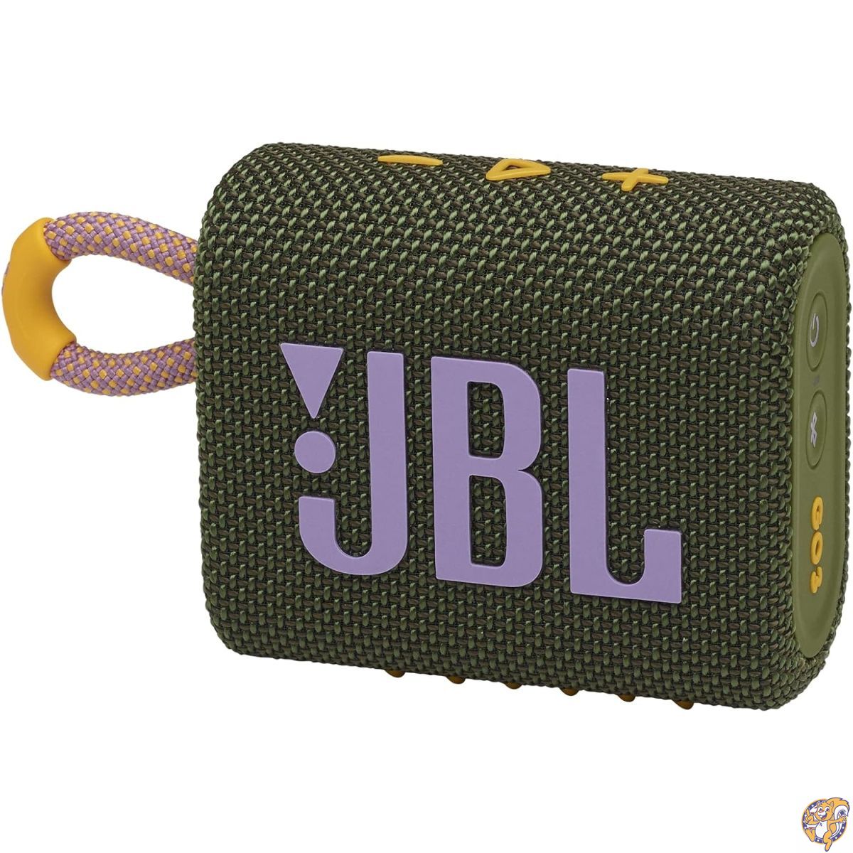 JBL Go 3 - 携帯型 ミニ Bluetooth 金棒引き、豪然たるな物音と殴り付けるの効いた低音部、IP67雨合羽・防塵、最大限度5第四次元生まれ変わり、住みか・アウトドア・旅するに至適（緑であること）