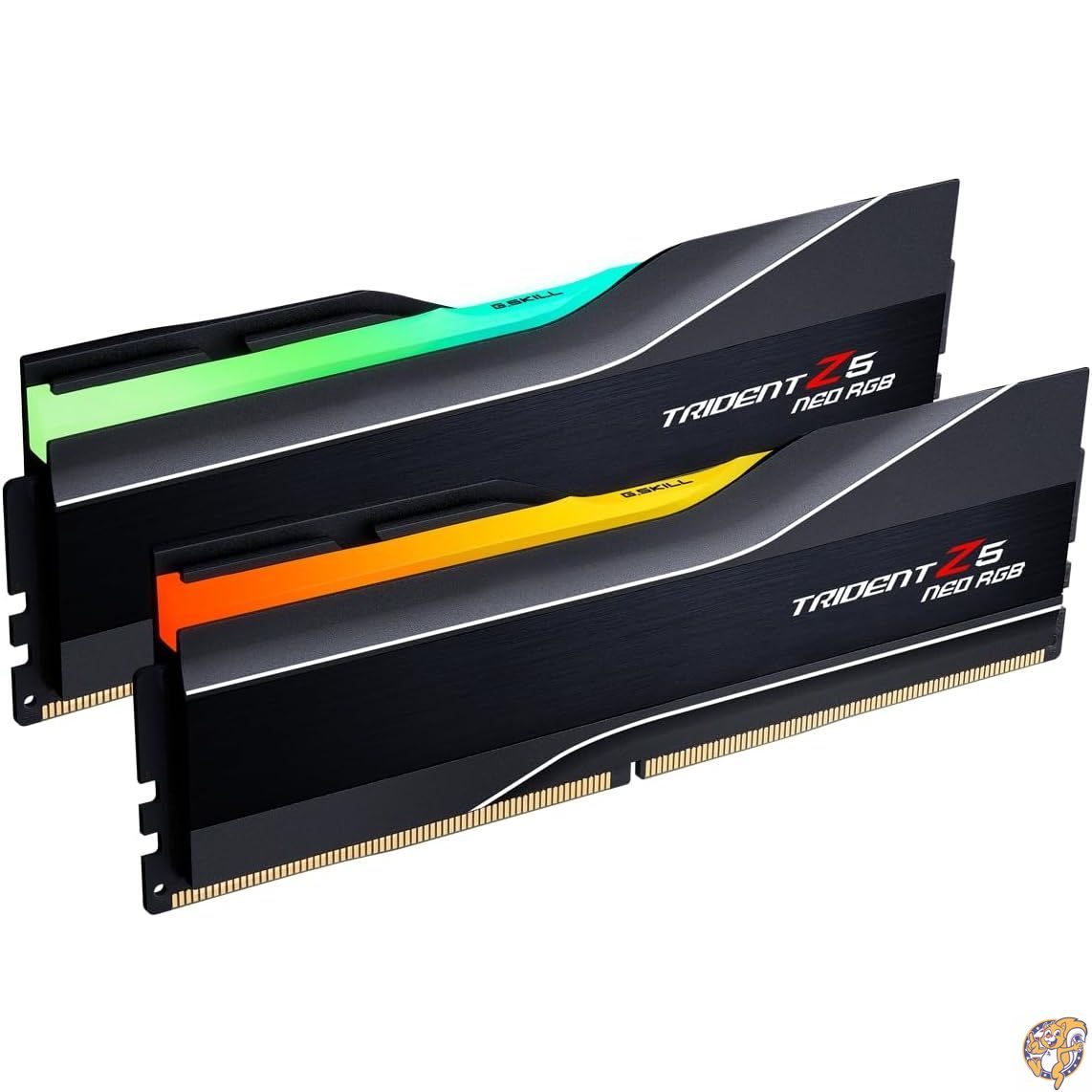 【百貨店大売り出し!引き換え証送達中】G.SKILL Trident Z5 Neo RGB続きもの (AMD Expo) DDR5 ランダムアクセス記憶装置 96GB (2X 48GB) 6000MT/s CL26-36-96 1.45V デスクトップコンピュータメモリ U-DIMM - 黒いこと (F5-6000J2636H48GX2-TZ5NR)