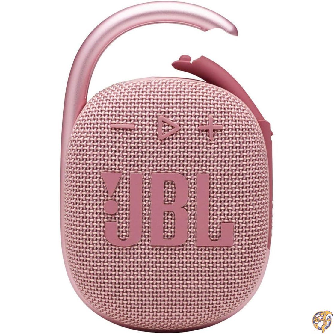 JBL Clip 4 - 携帯型ミニBluetooth金棒引き：大劇烈のオーディオと殴り付けるの効いた低音部、カラビナ一体型、IP67雨合羽・防塵心積もり、最大限度10第四次元生まれ変わり。住みか、アウトドア、旅するに至適なパウダーコンパクト金棒引き（サクラ色）